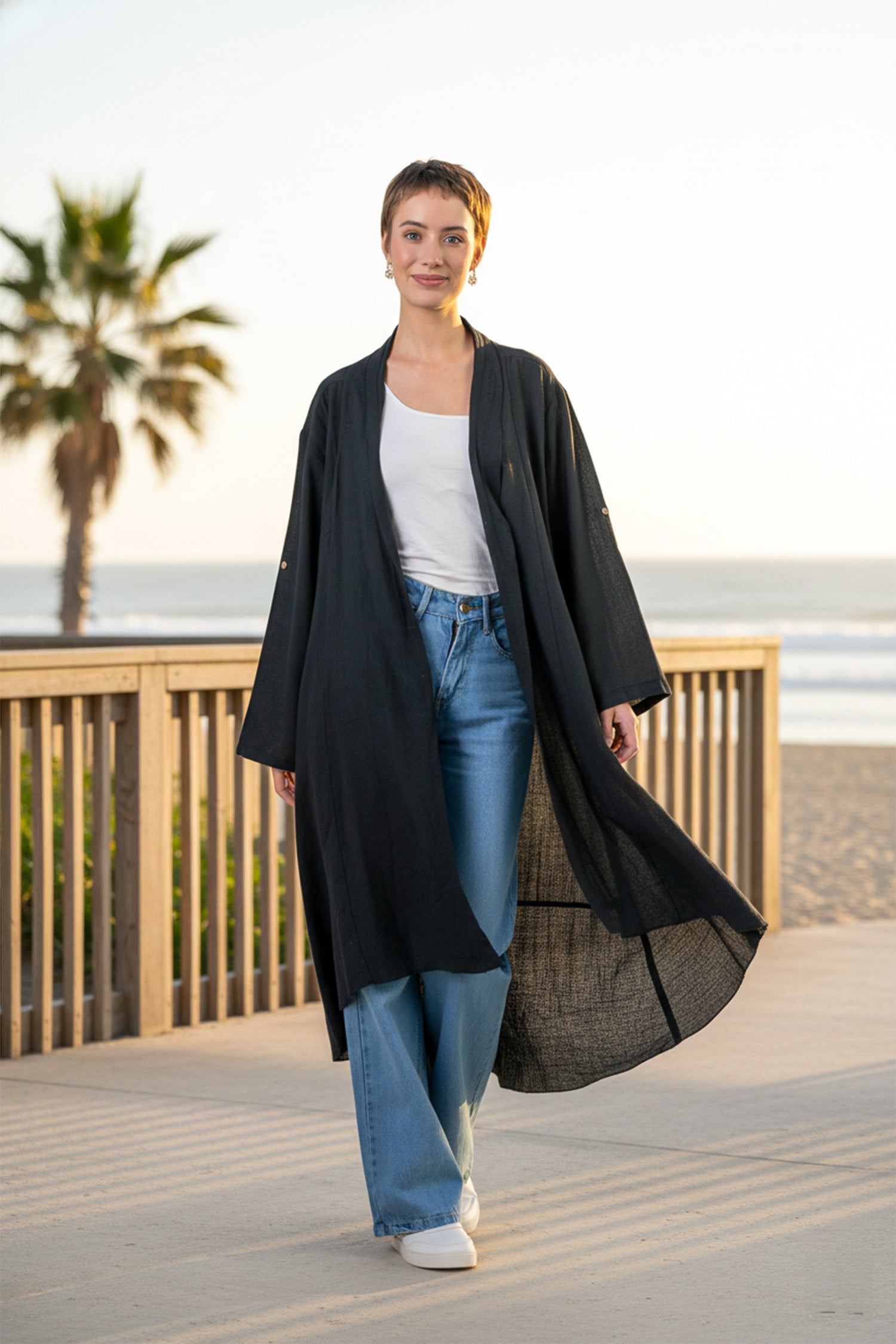 Rhea Slub Duster (Assorted)