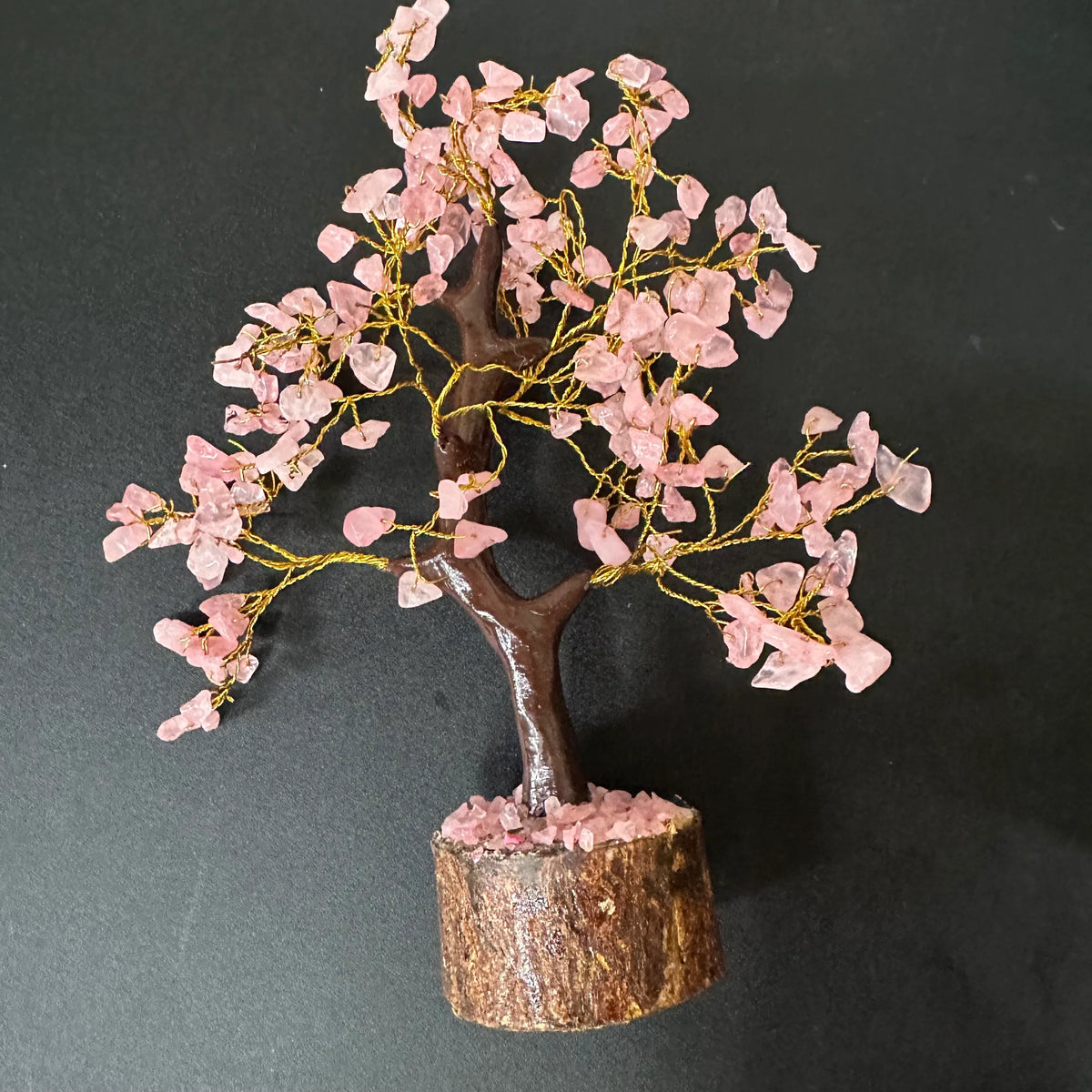 Medium Wooden Base Gemstone Tree