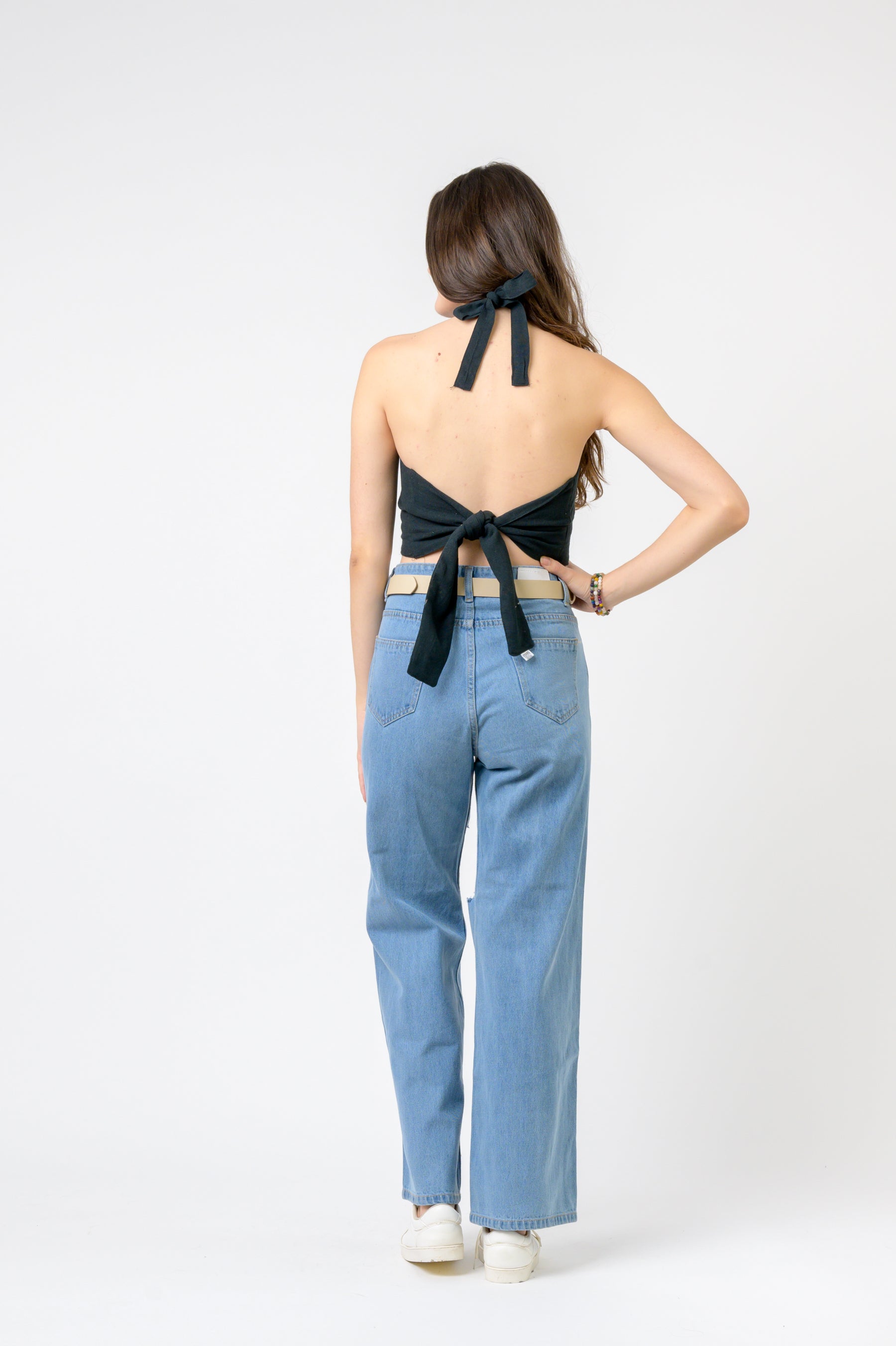 Rhea Halter Cotton Top