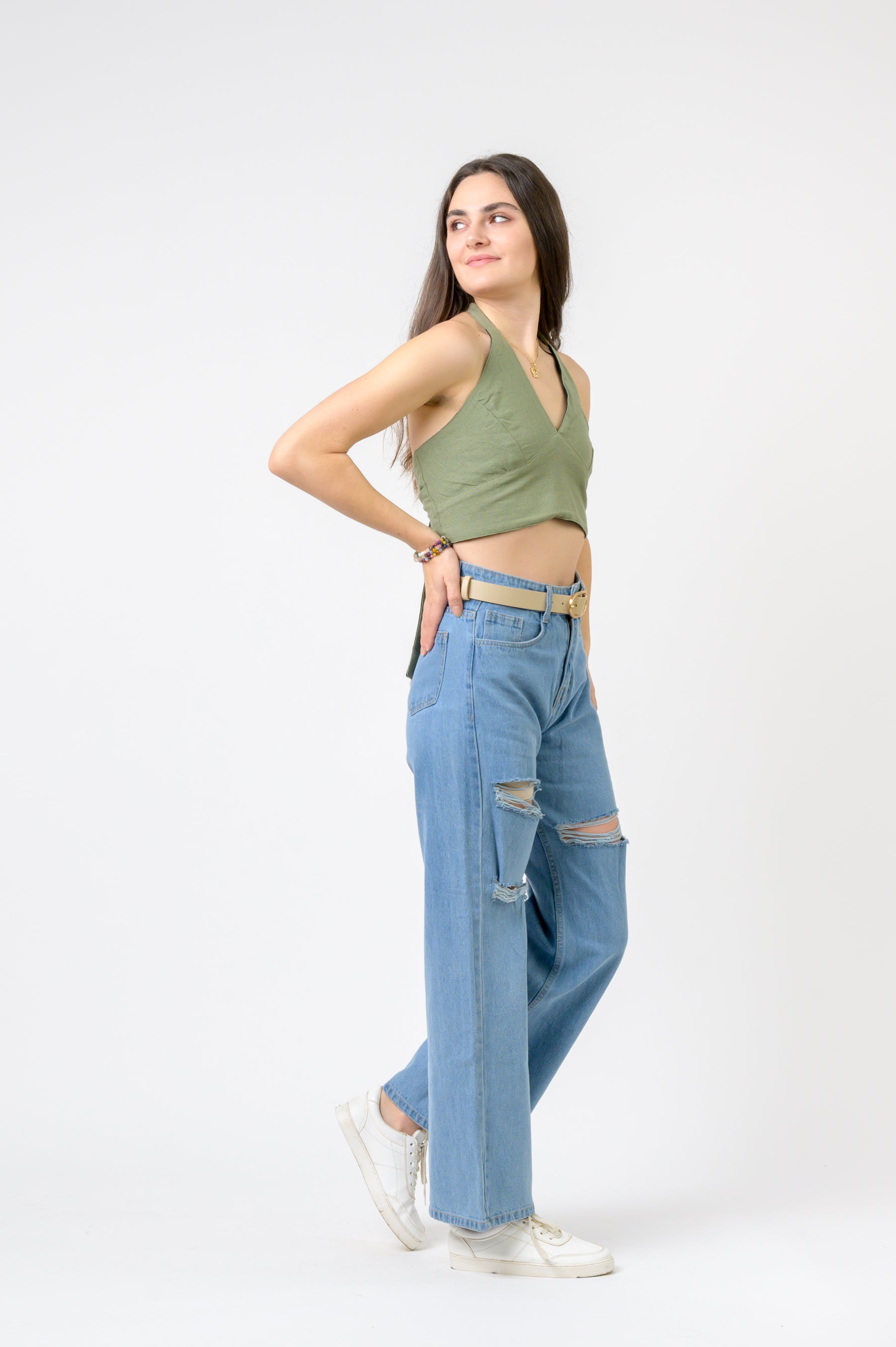 Rhea Halter Cotton Top (Assorted)