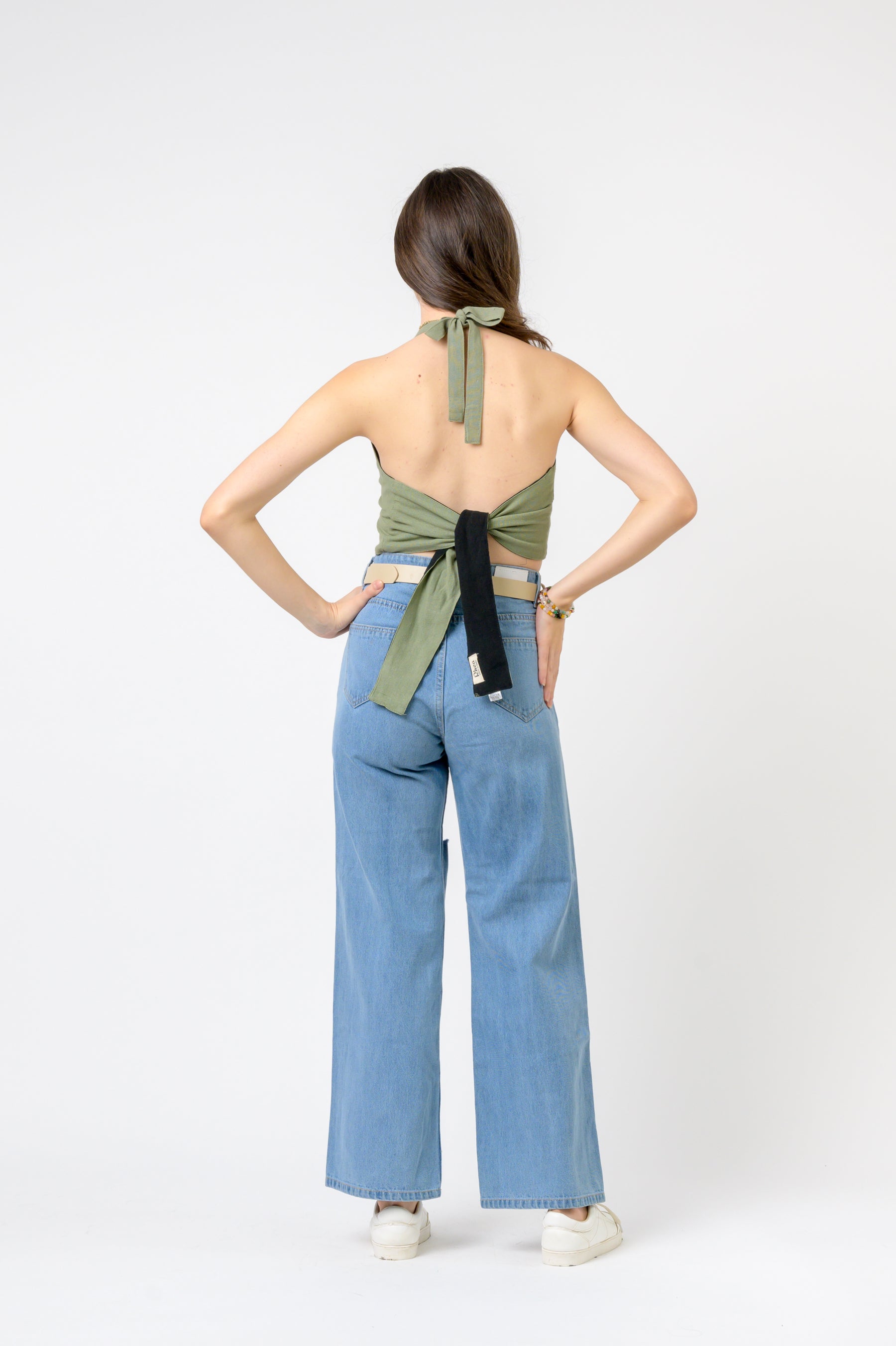 Rhea Halter Cotton Top