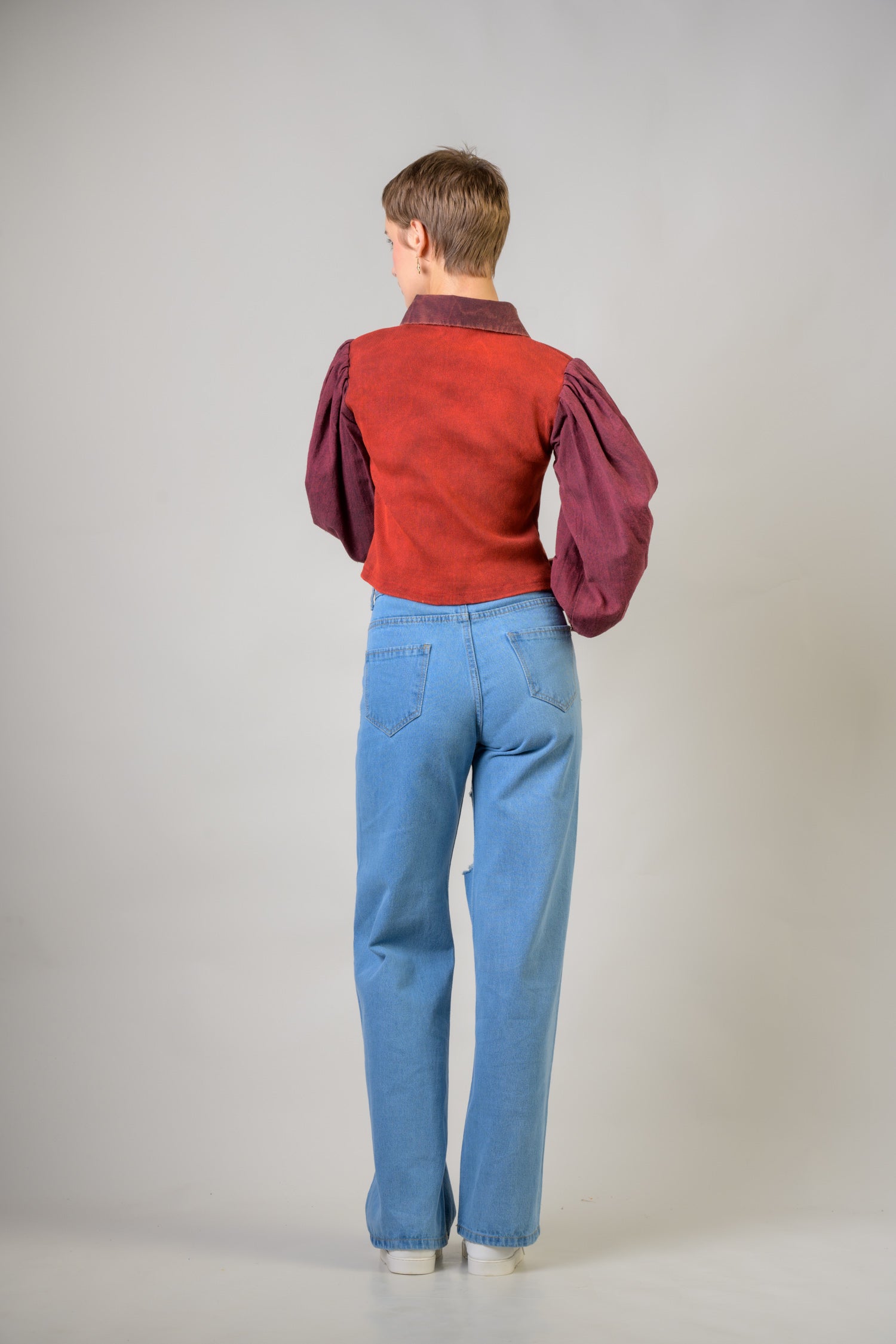 Rhea Puff Style Crop Top