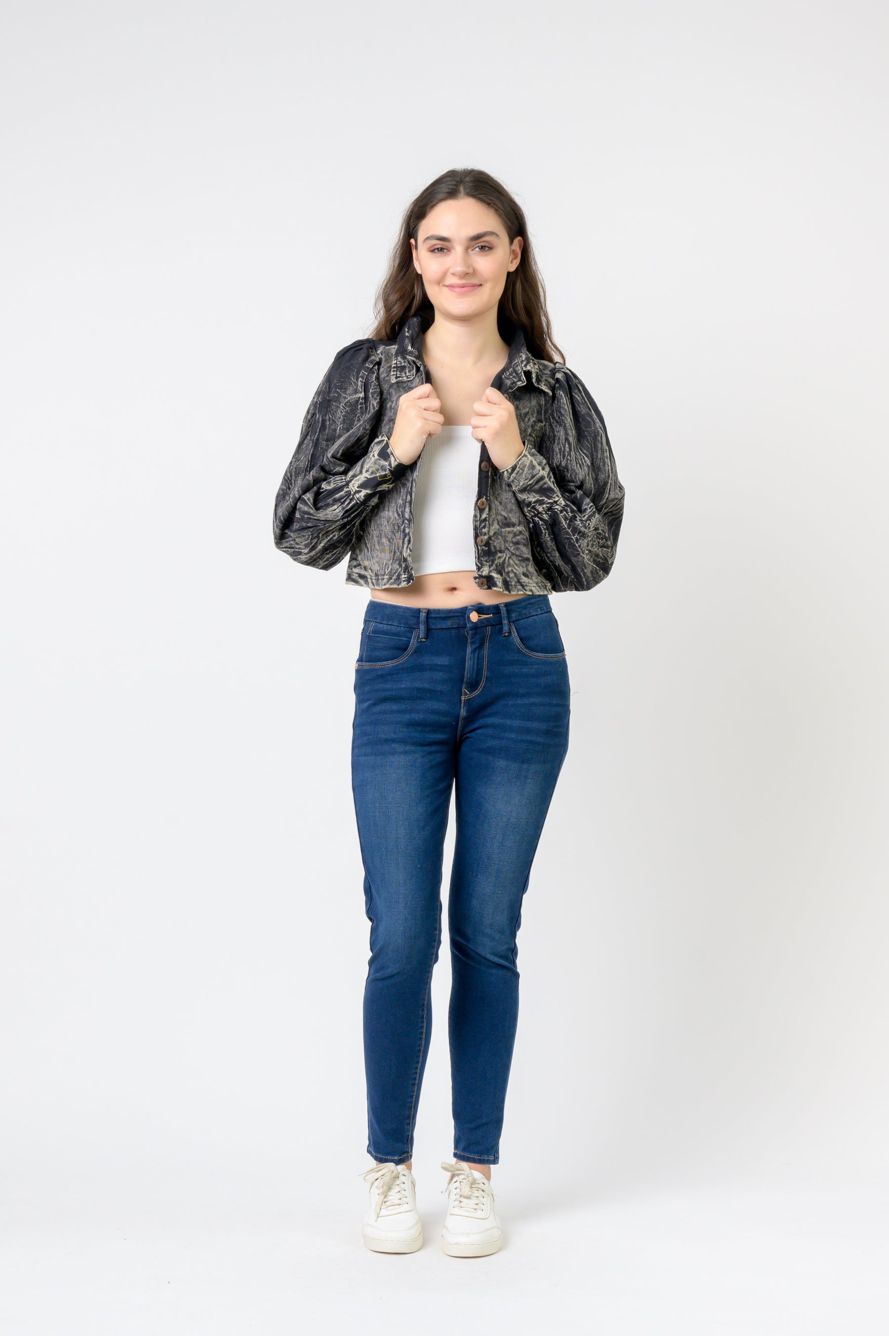 Rhea Puff Style Crop Top