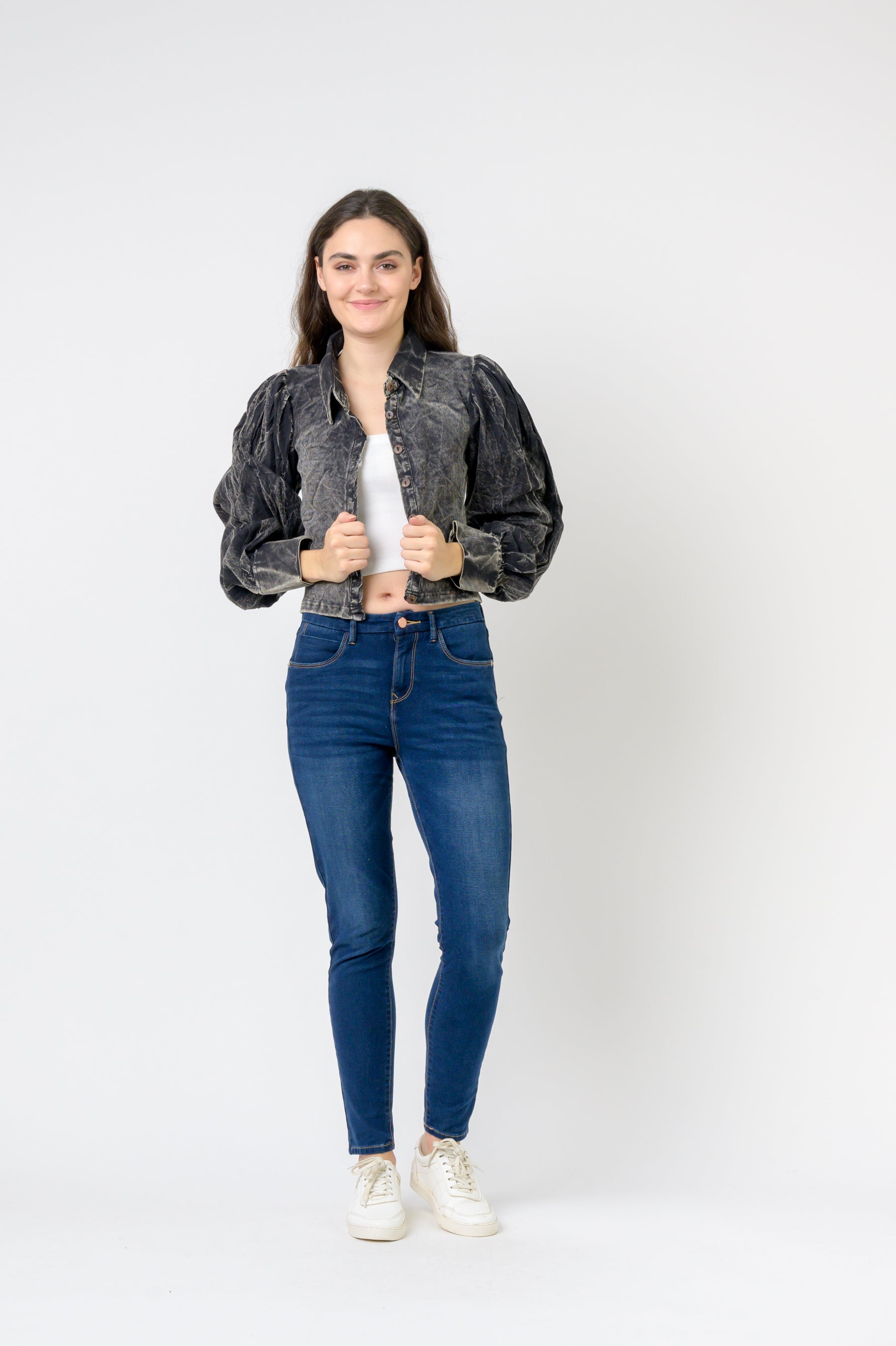 Rhea Puff Style Crop Top