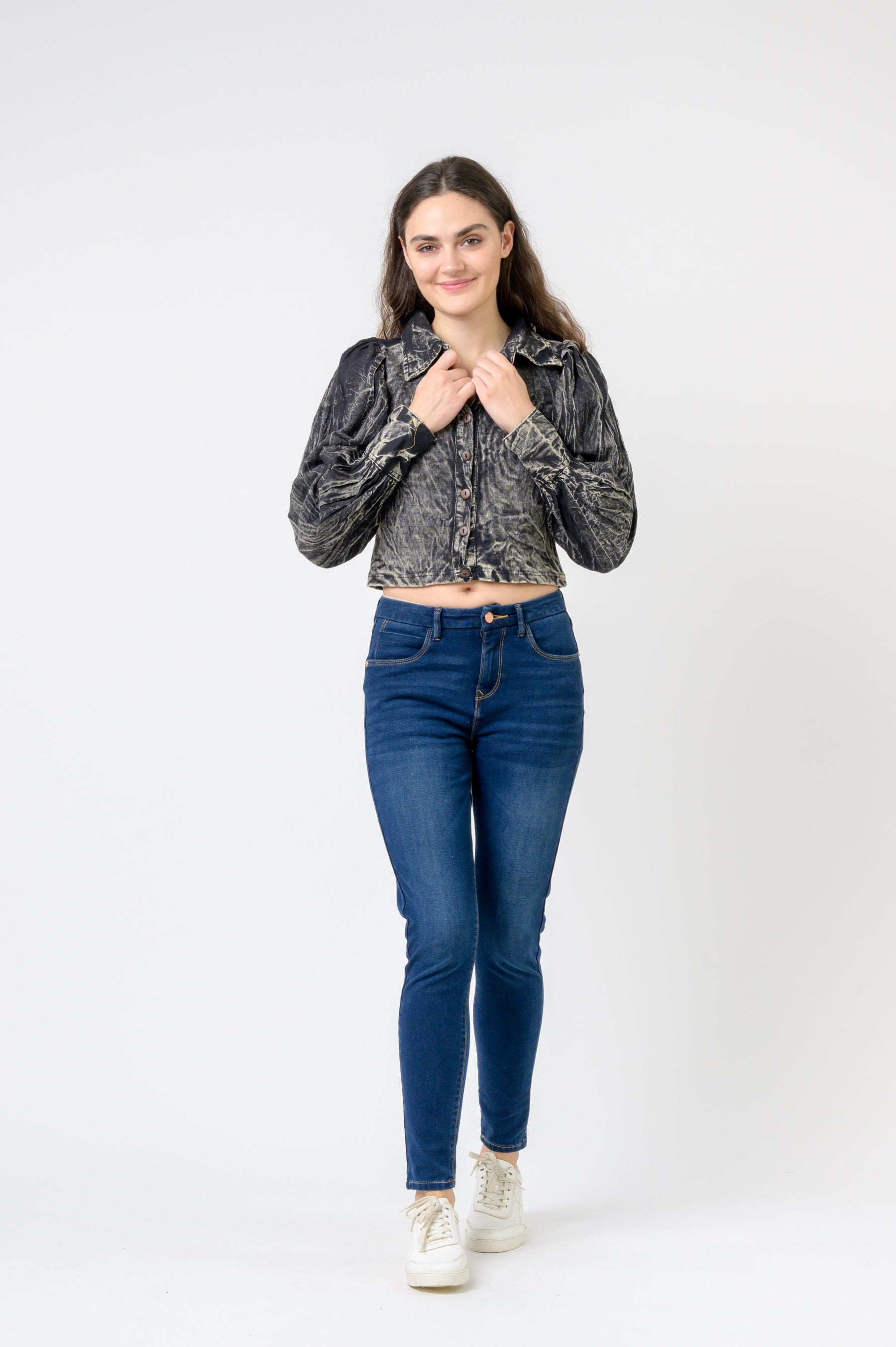 Rhea Puff Style Crop Top