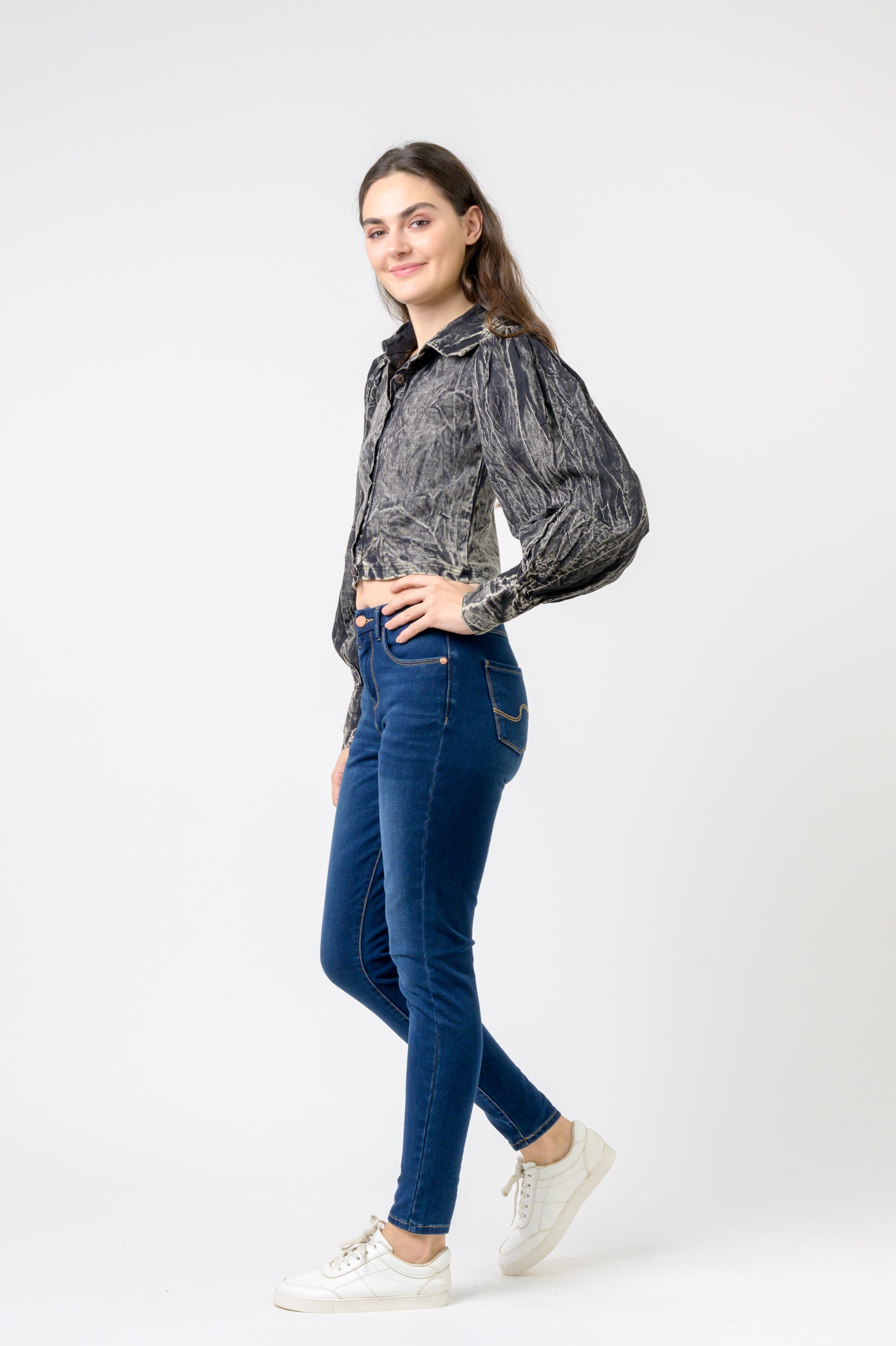 Rhea Puff Style Crop Top