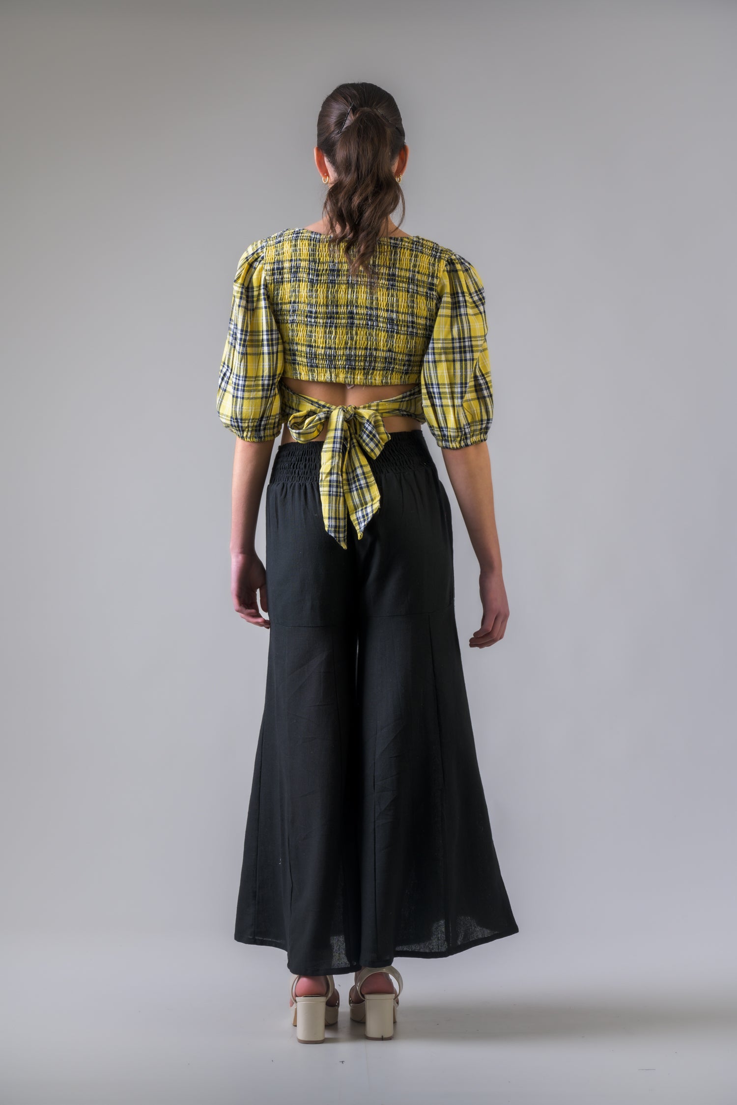 Rhea Ginger Smocked Top Yellow / L/X