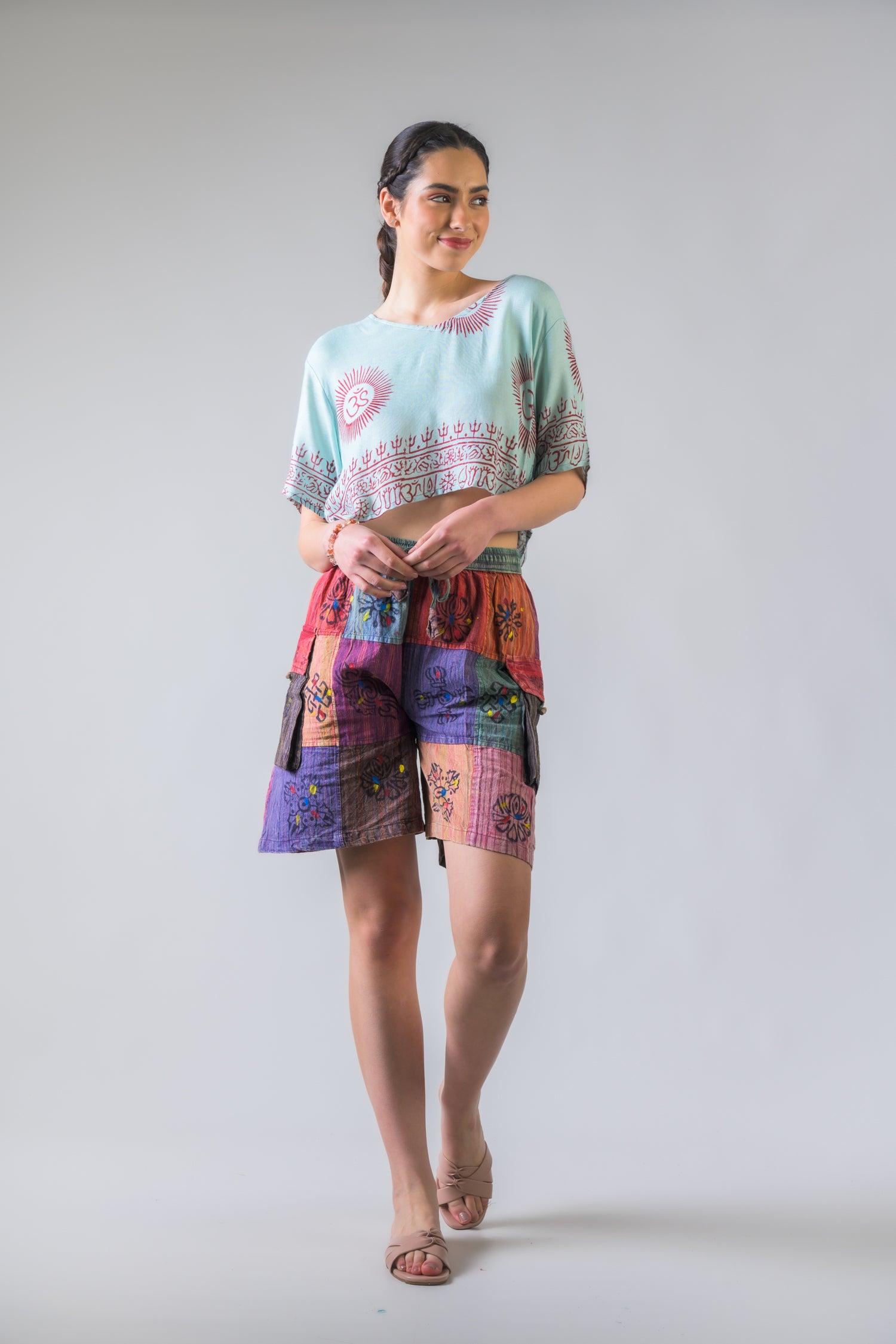 Rhea Om Crop Top Assorted / One Size
