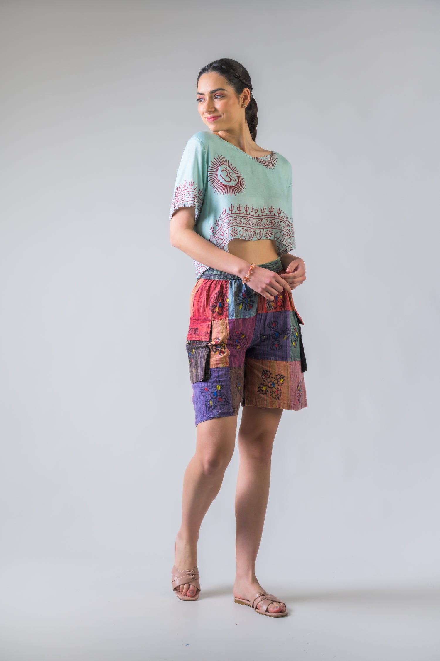 Rhea Om Crop Top Assorted / One Size