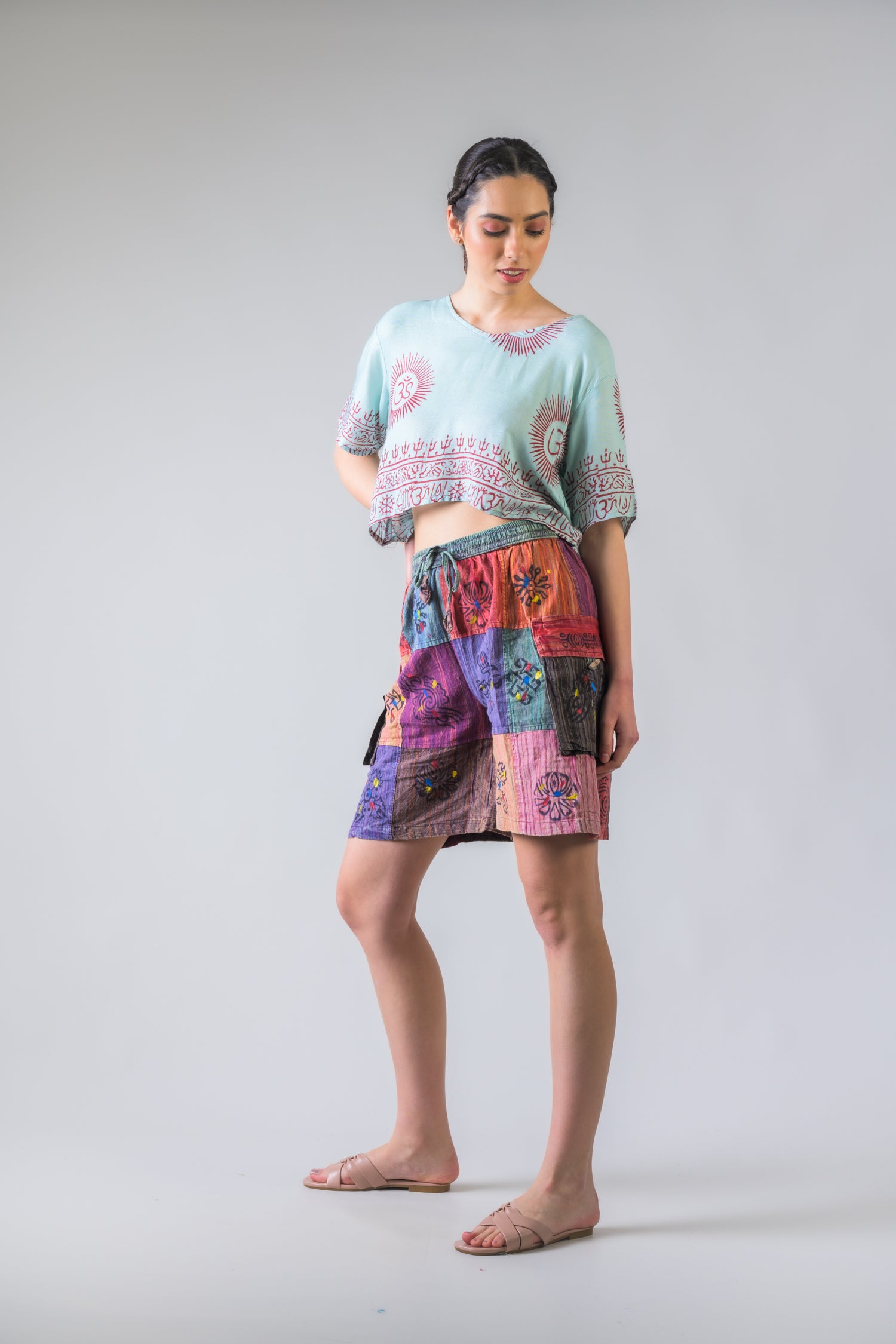 Rhea Om Crop Top Assorted / One Size
