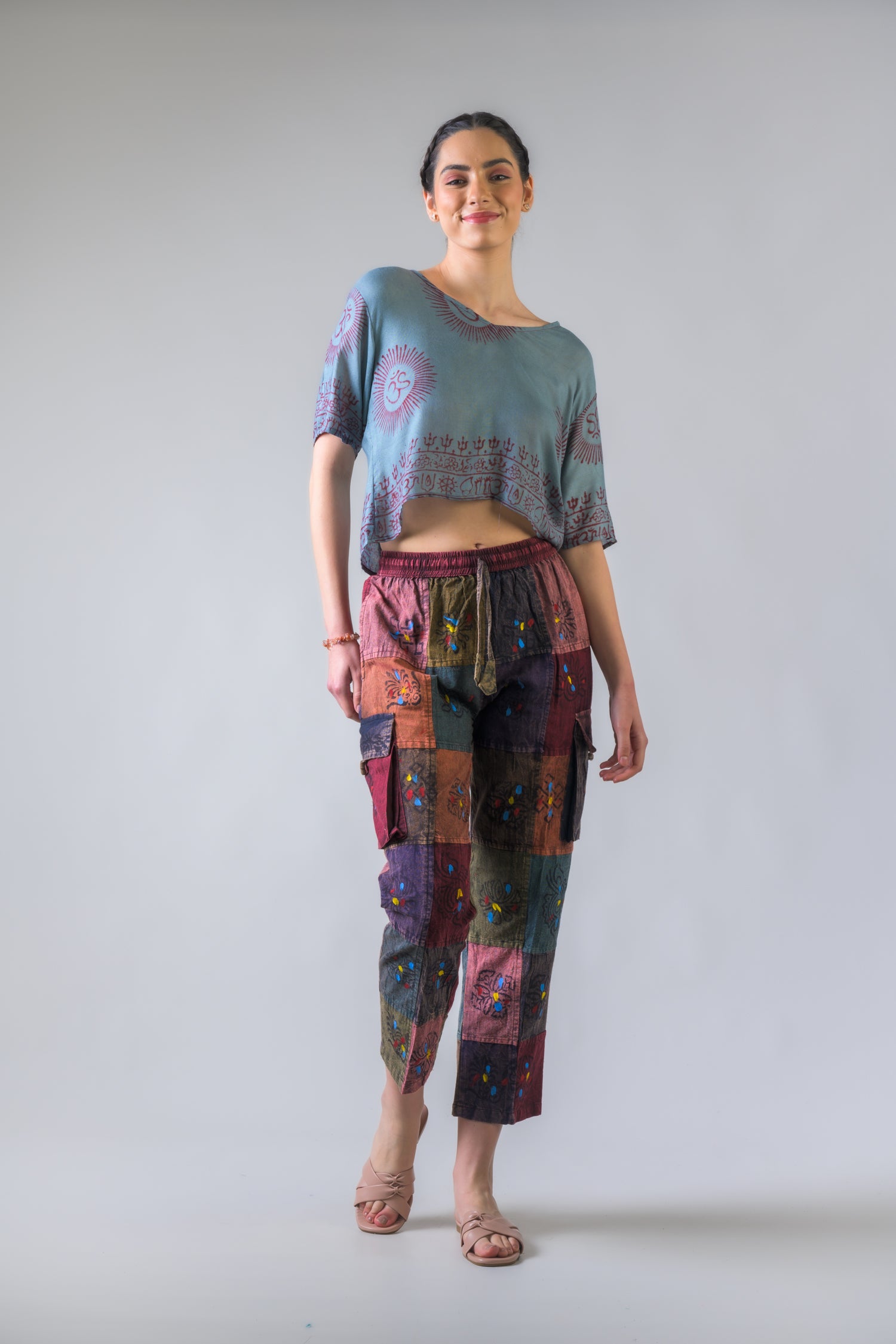 Rhea Om Crop Top Assorted / One Size