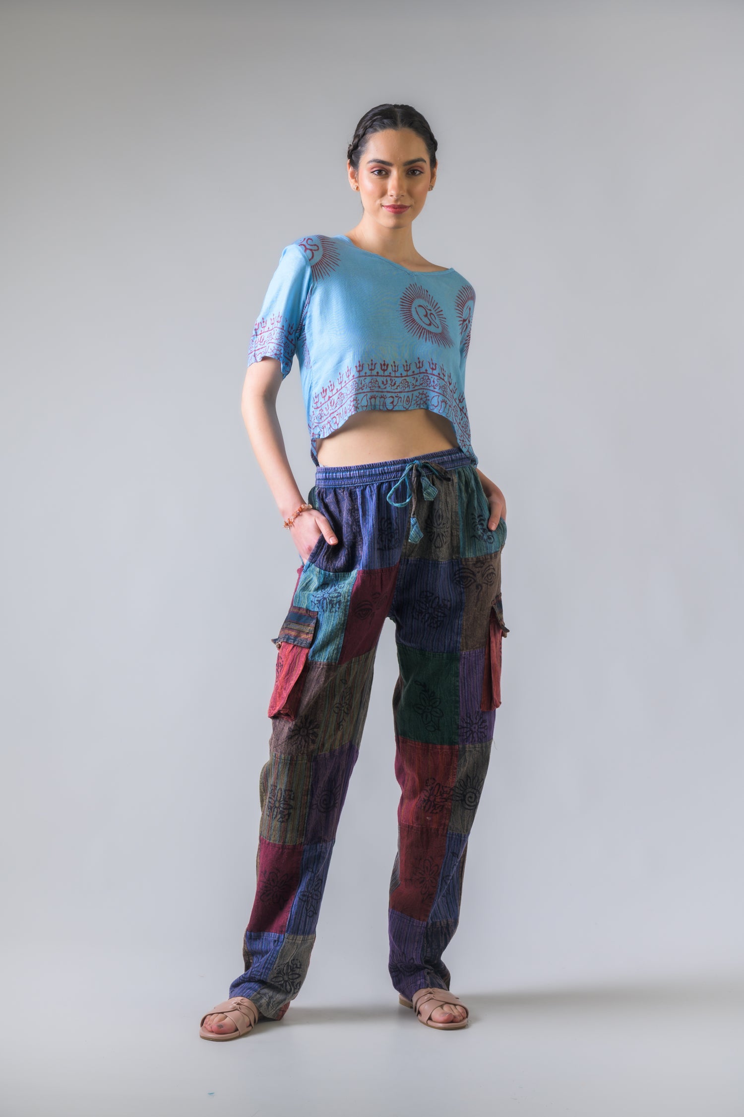 Rhea Om Crop Top Assorted / One Size