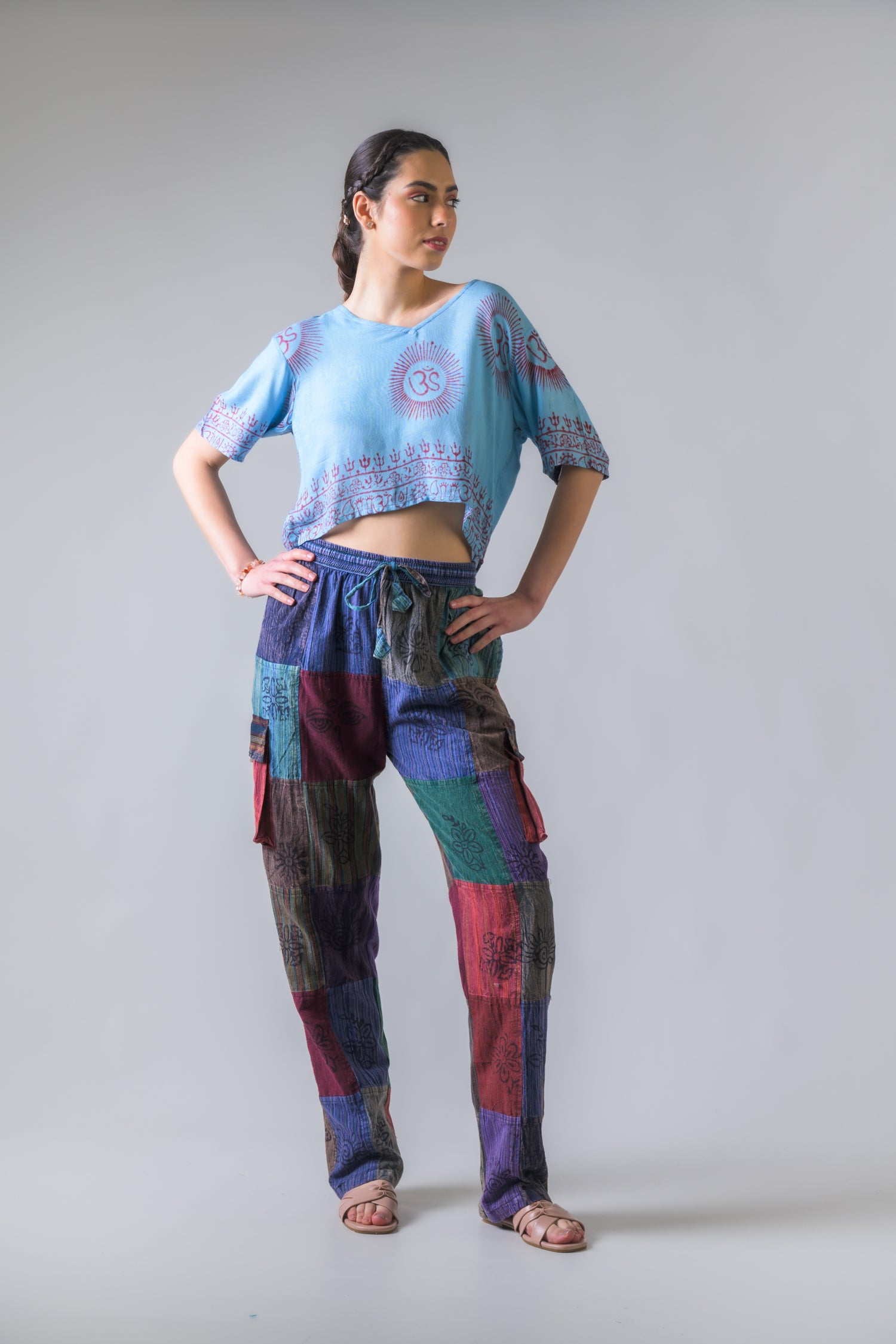 Rhea Om Crop Top Assorted / One Size