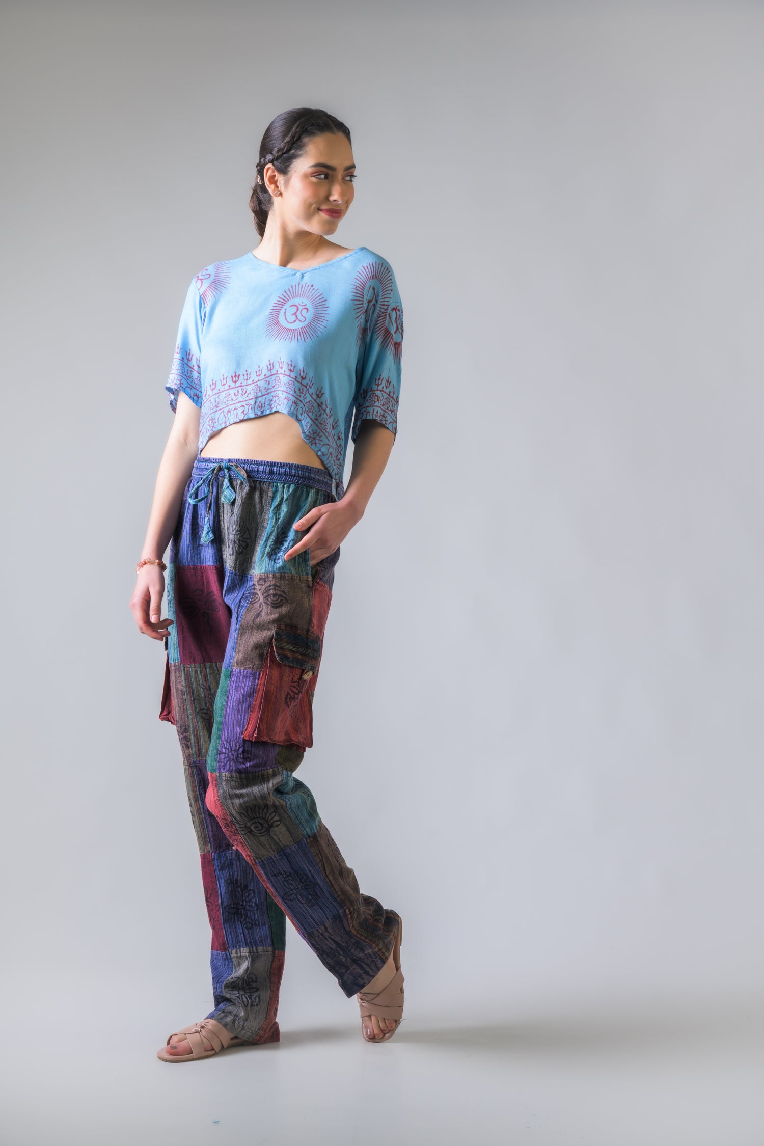 Rhea Om Crop Top Assorted / One Size