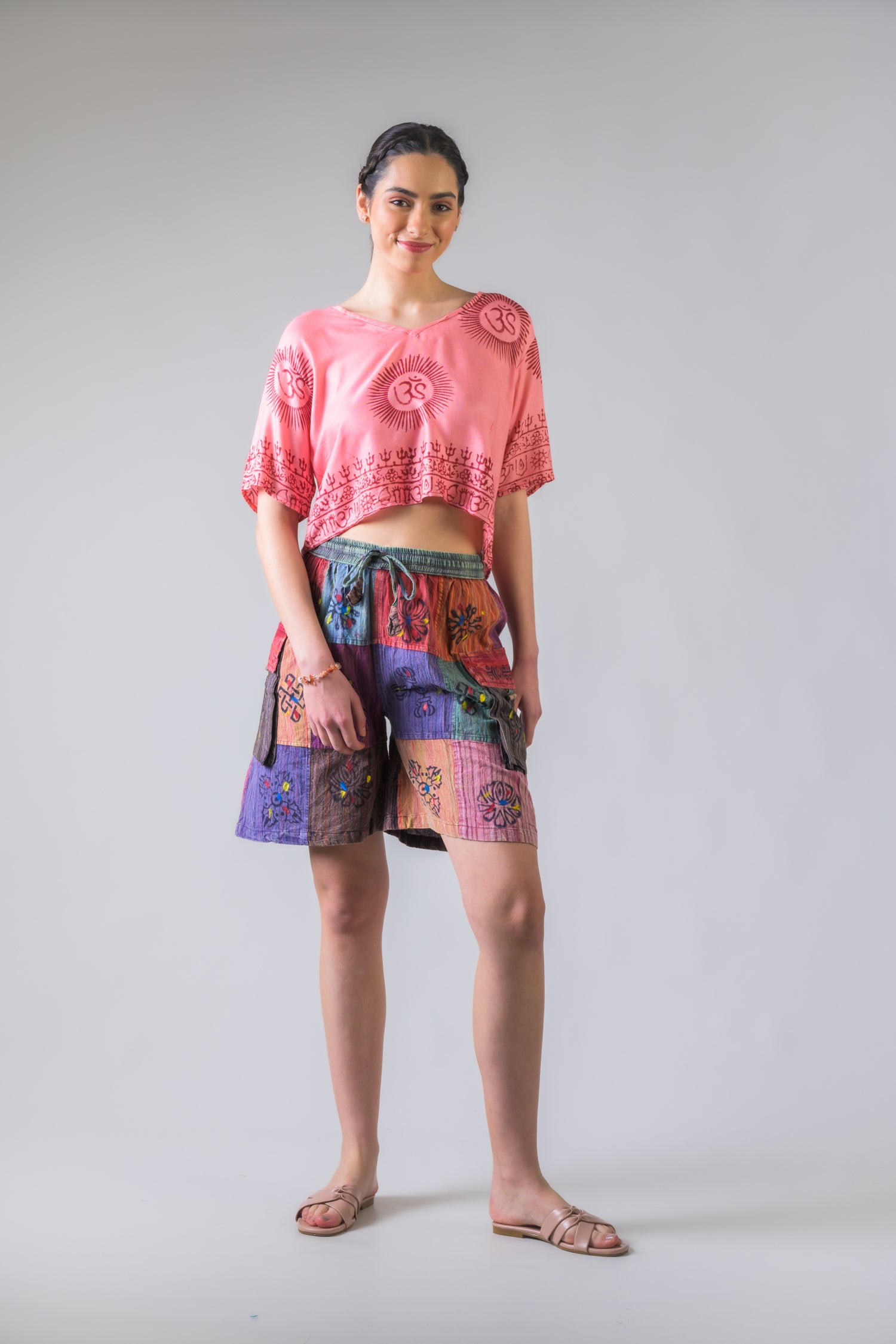 Rhea Om Crop Top Assorted / One Size