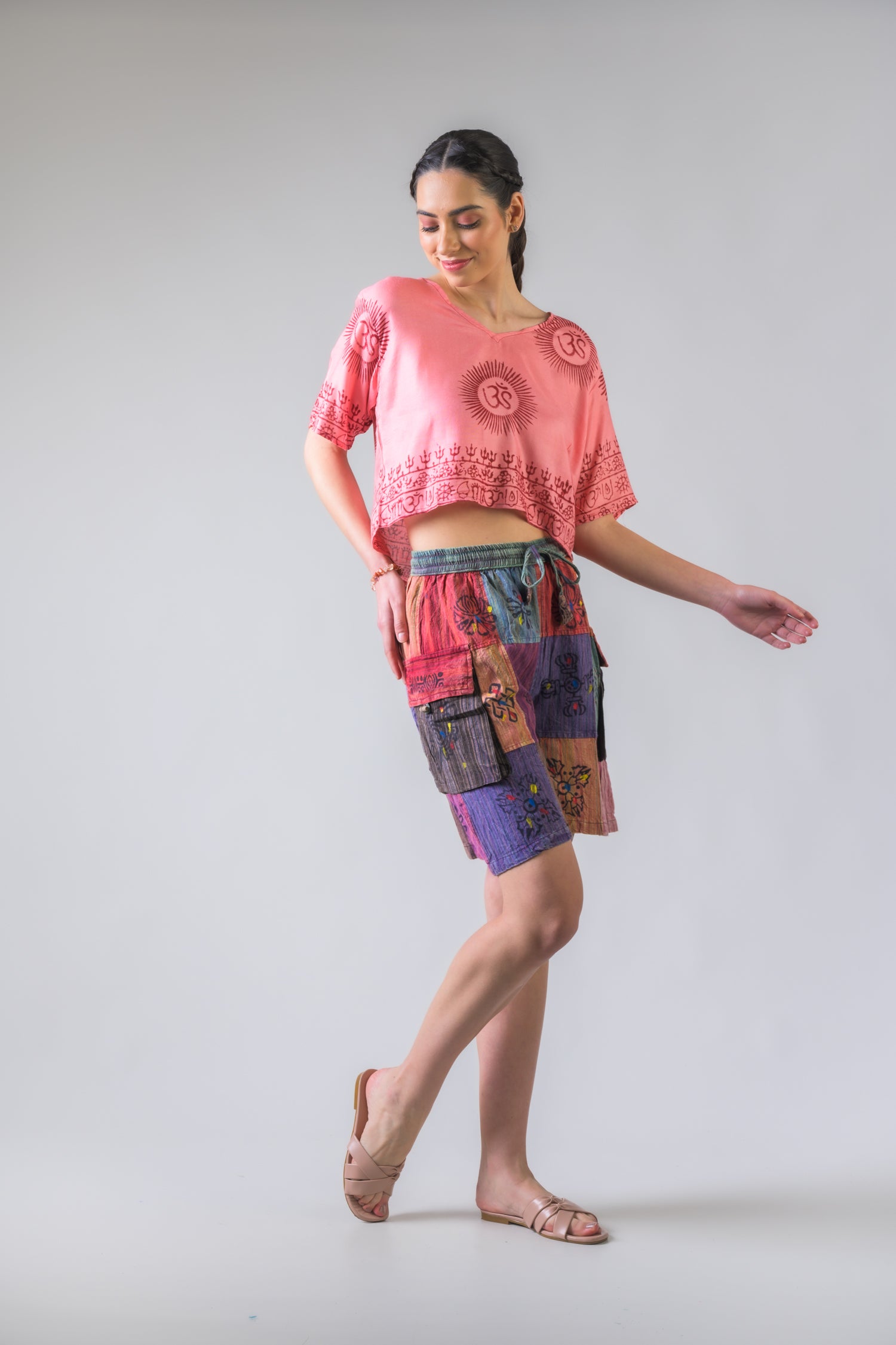 Rhea Om Crop Top Assorted / One Size