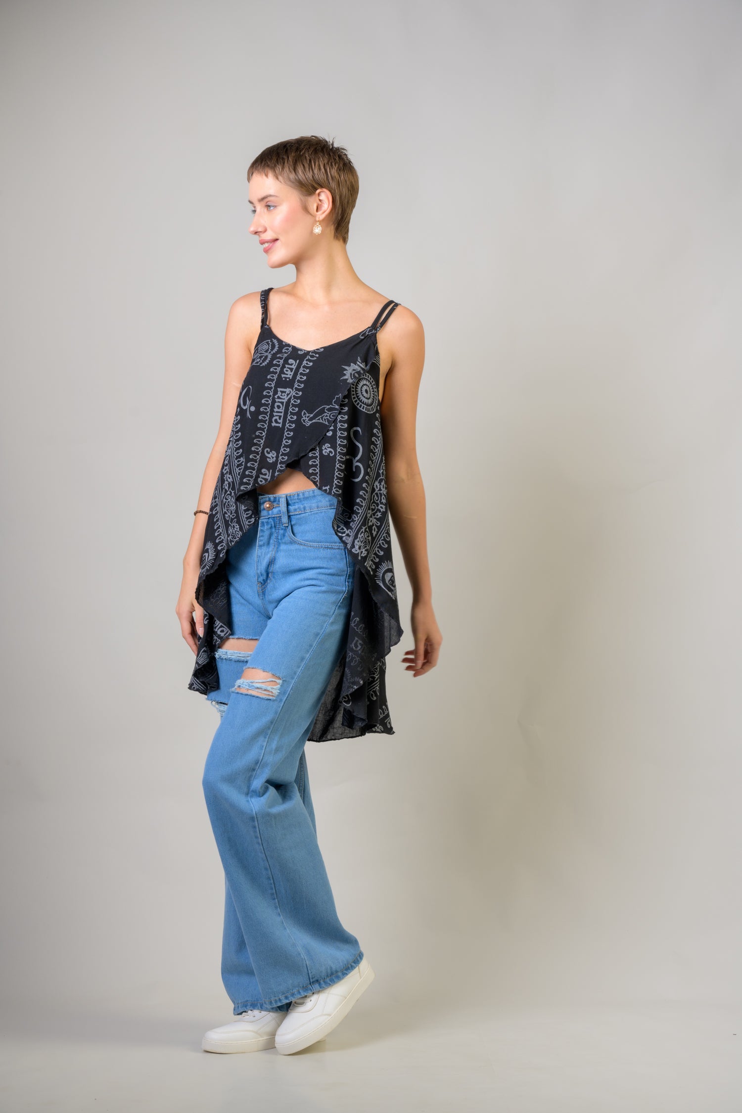 Rhea Om Tank Crop Top Assorted / One Size