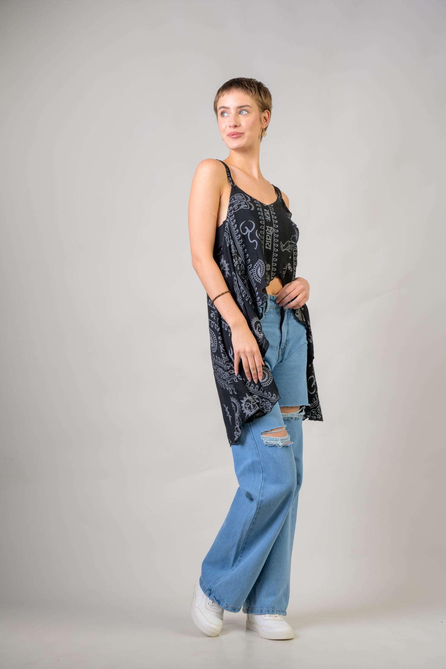 Rhea Om Tank Crop Top Assorted / One Size