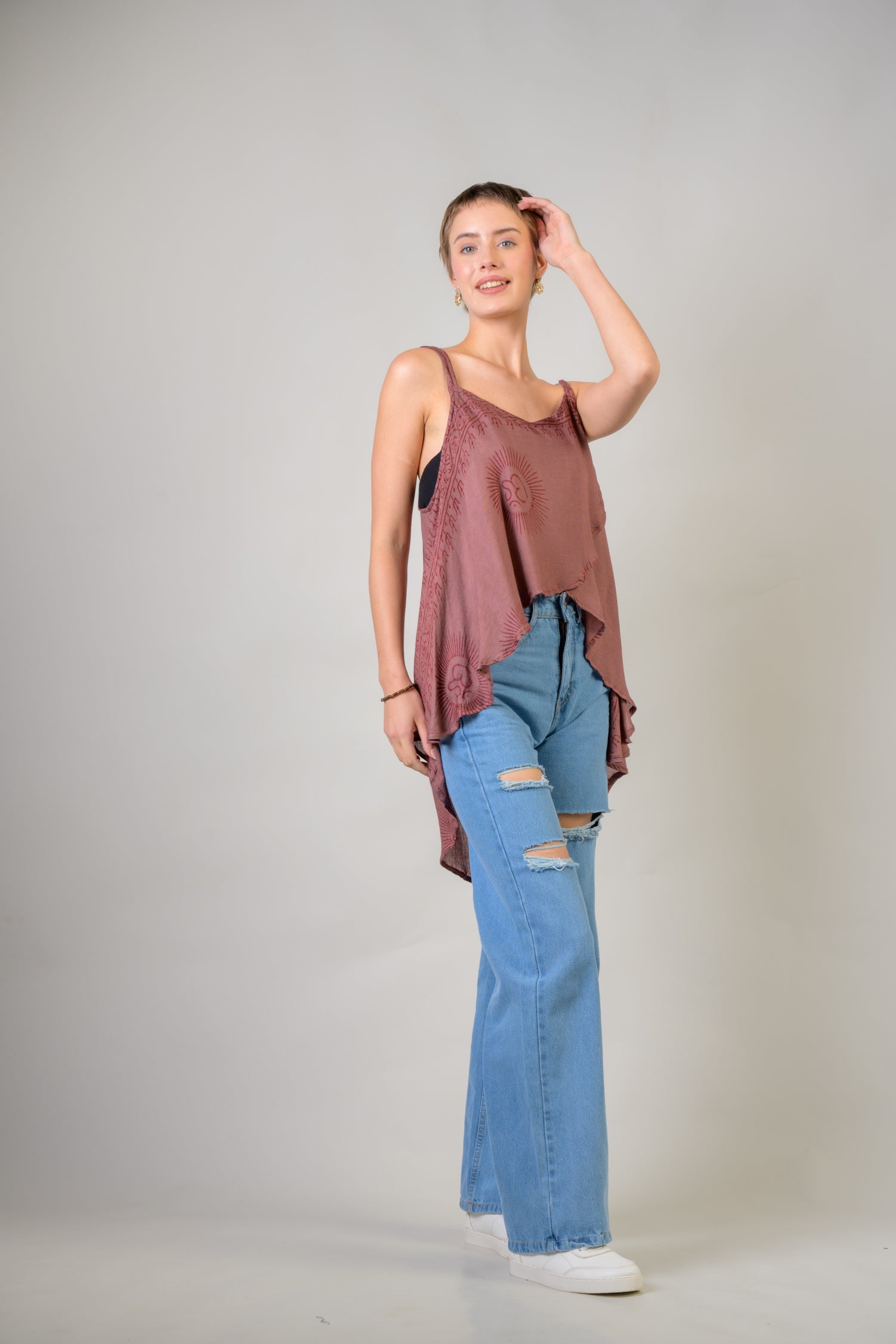 Rhea Om Tank Crop Top Assorted / One Size