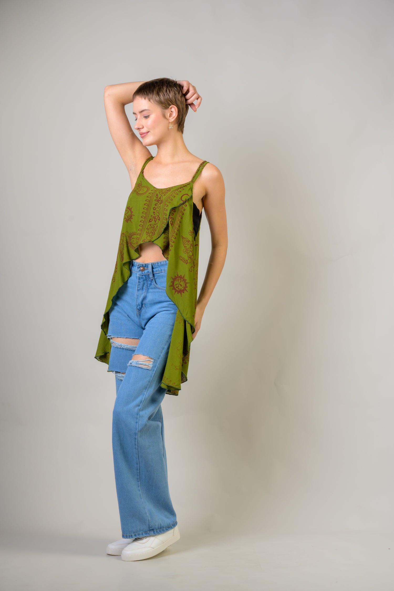 Rhea Om Tank Crop Top Assorted / One Size