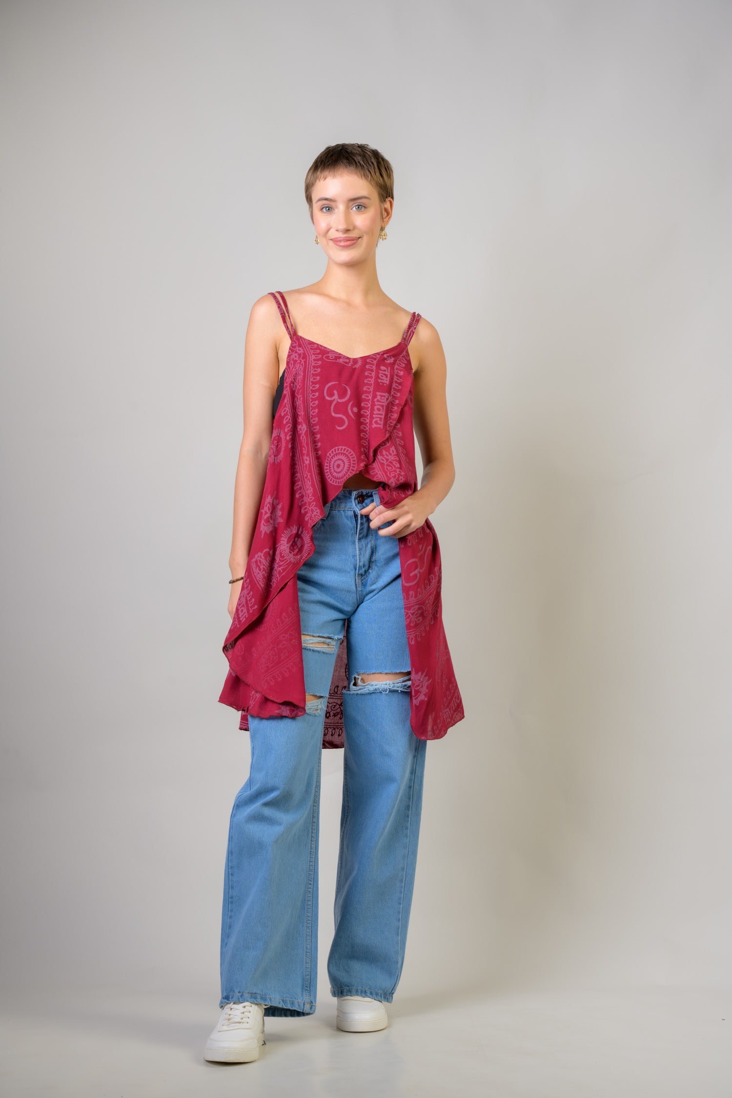 Rhea Om Tank Crop Top Assorted / One Size