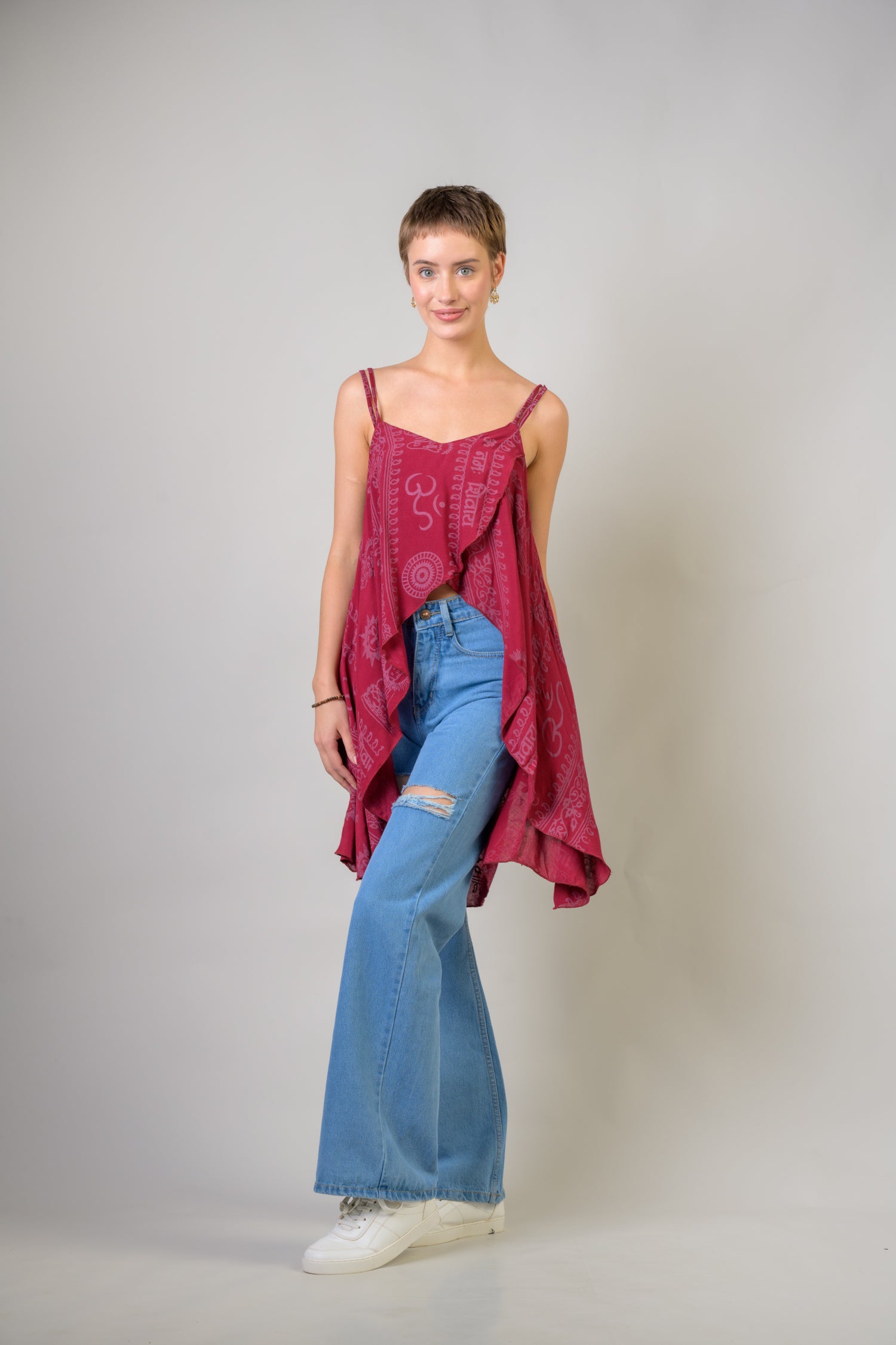 Rhea Om Tank Crop Top Assorted / One Size