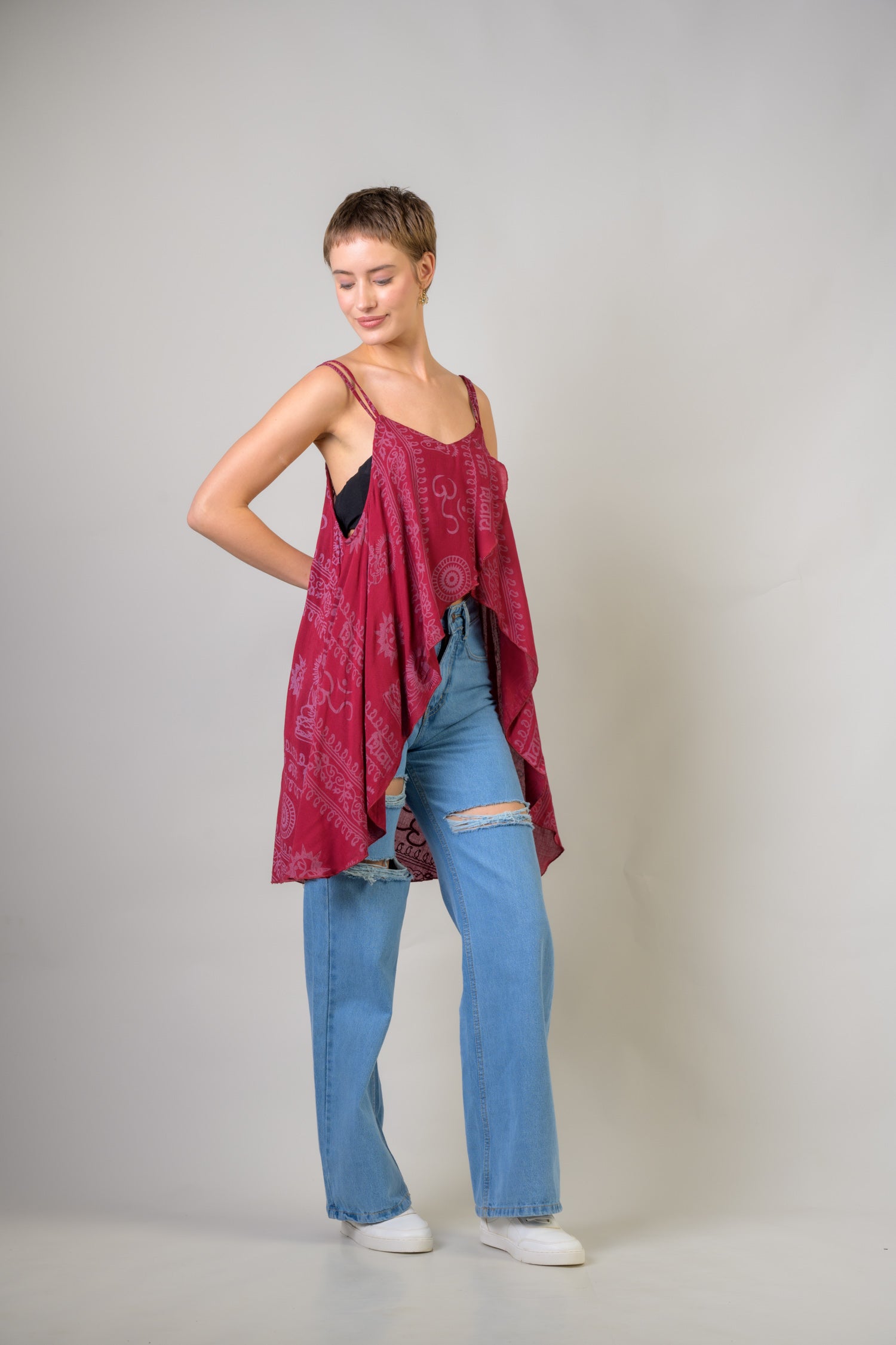 Rhea Om Tank Crop Top Assorted / One Size