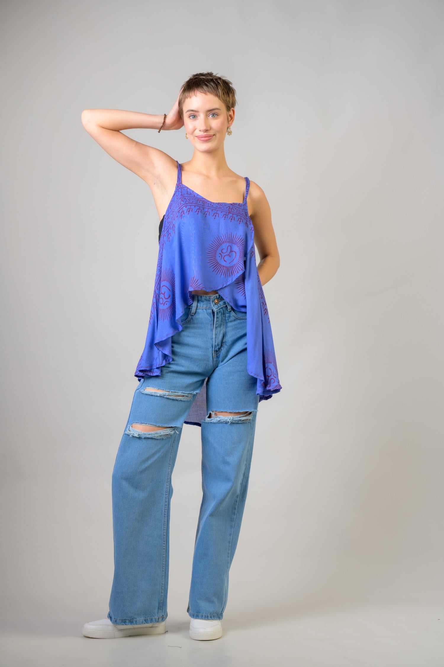 Rhea Om Tank Crop Top Assorted / One Size