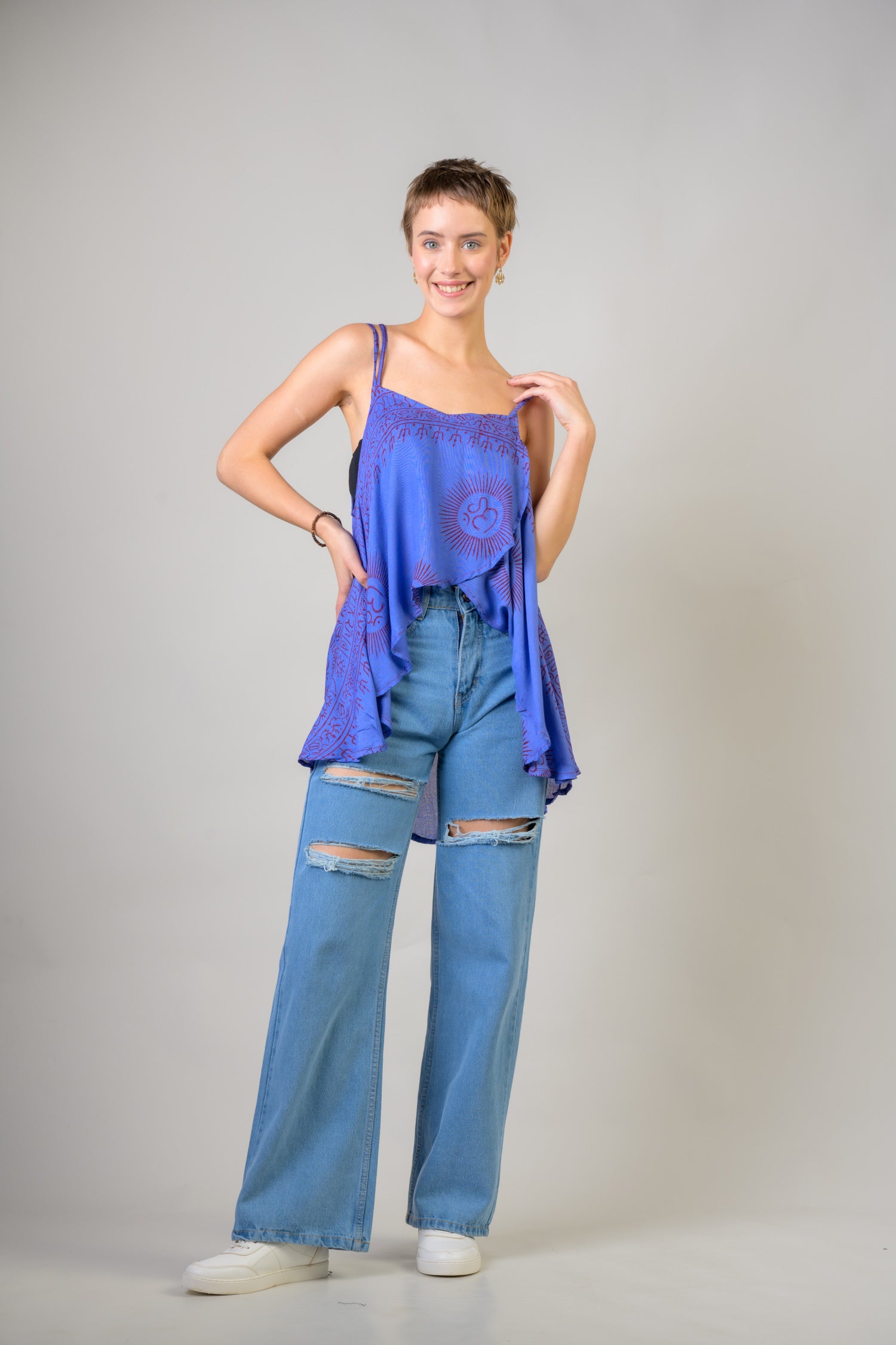 Rhea Om Tank Crop Top Assorted / One Size