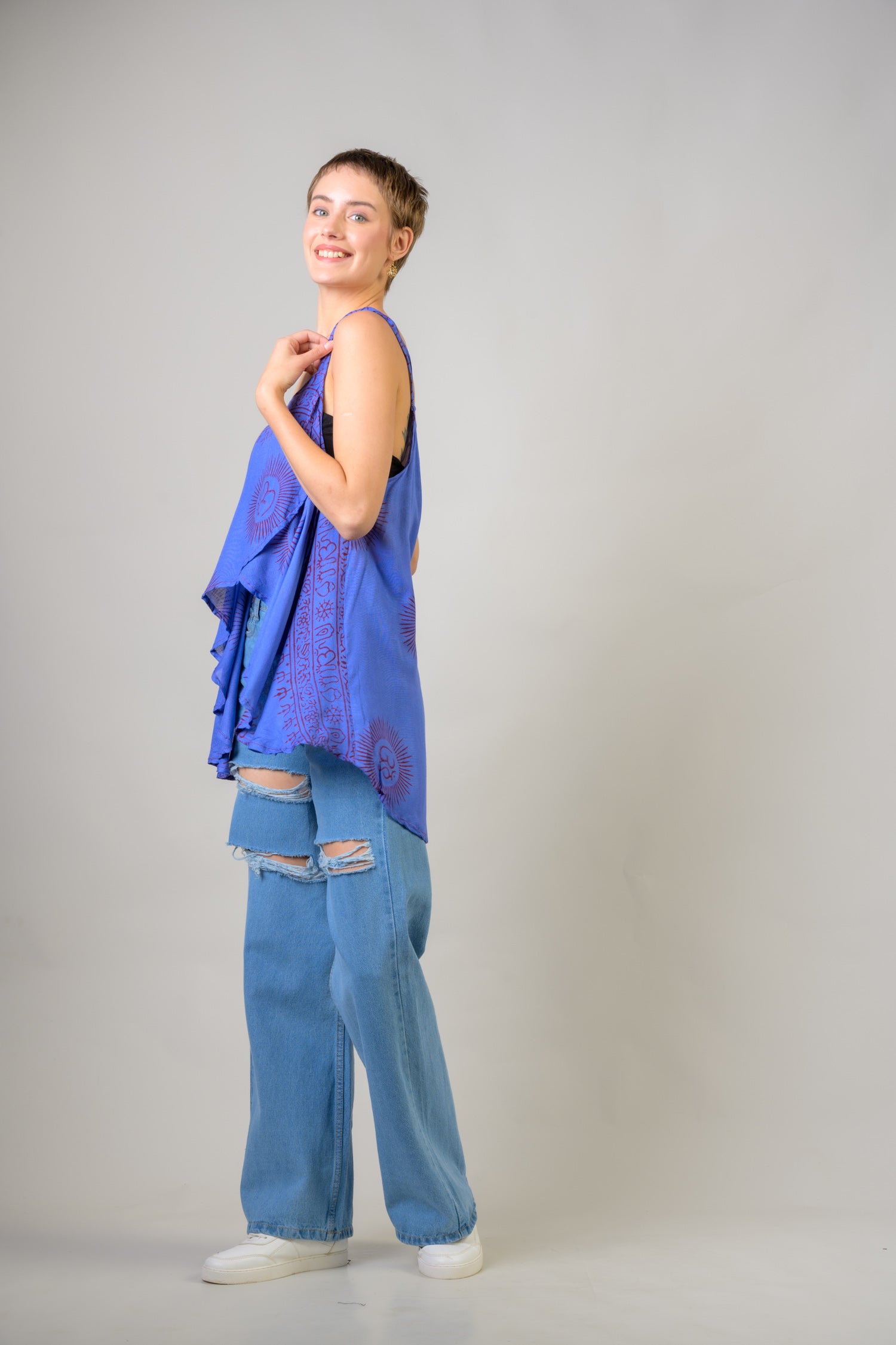 Rhea Om Tank Crop Top Assorted / One Size