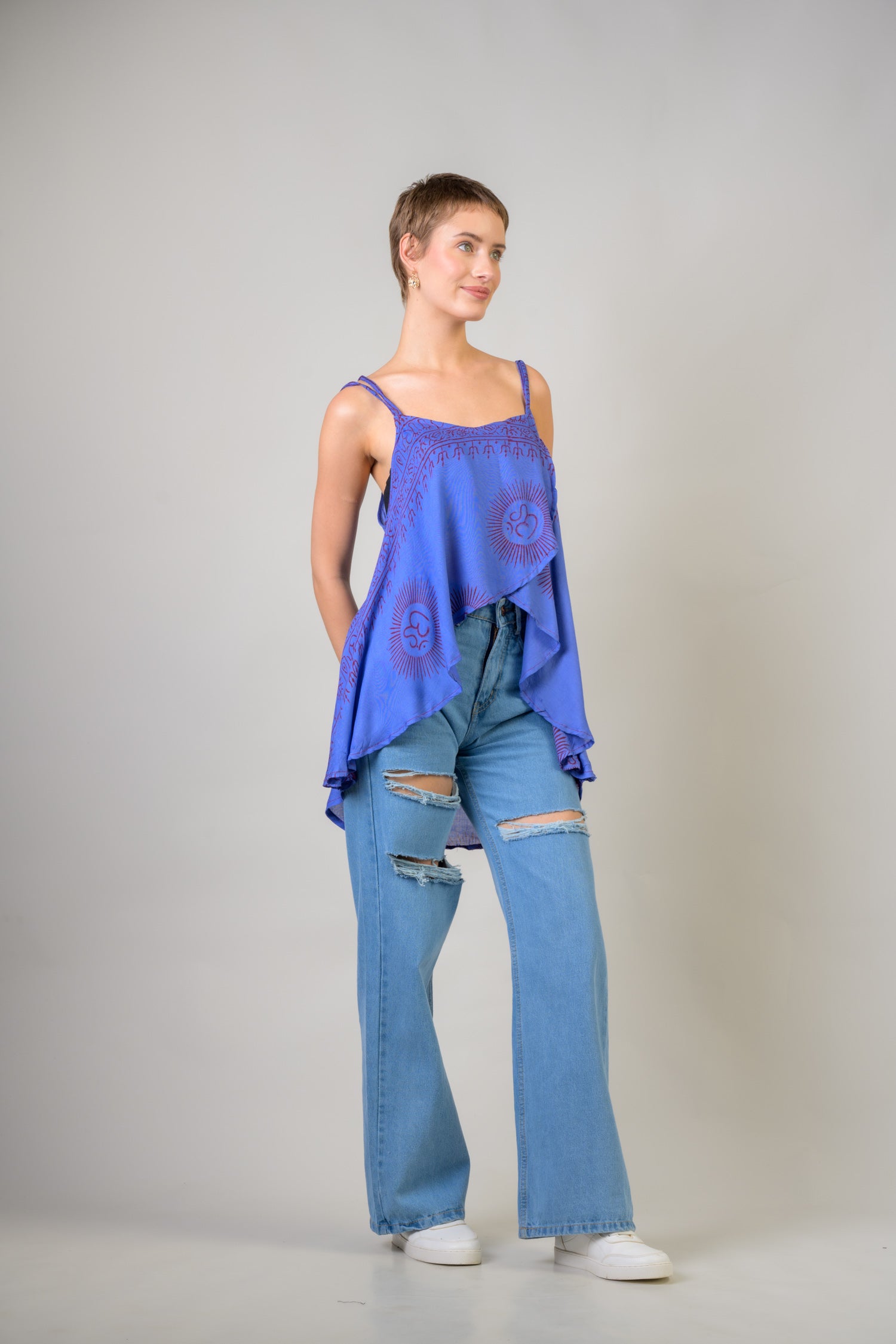 Rhea Om Tank Crop Top Assorted / One Size