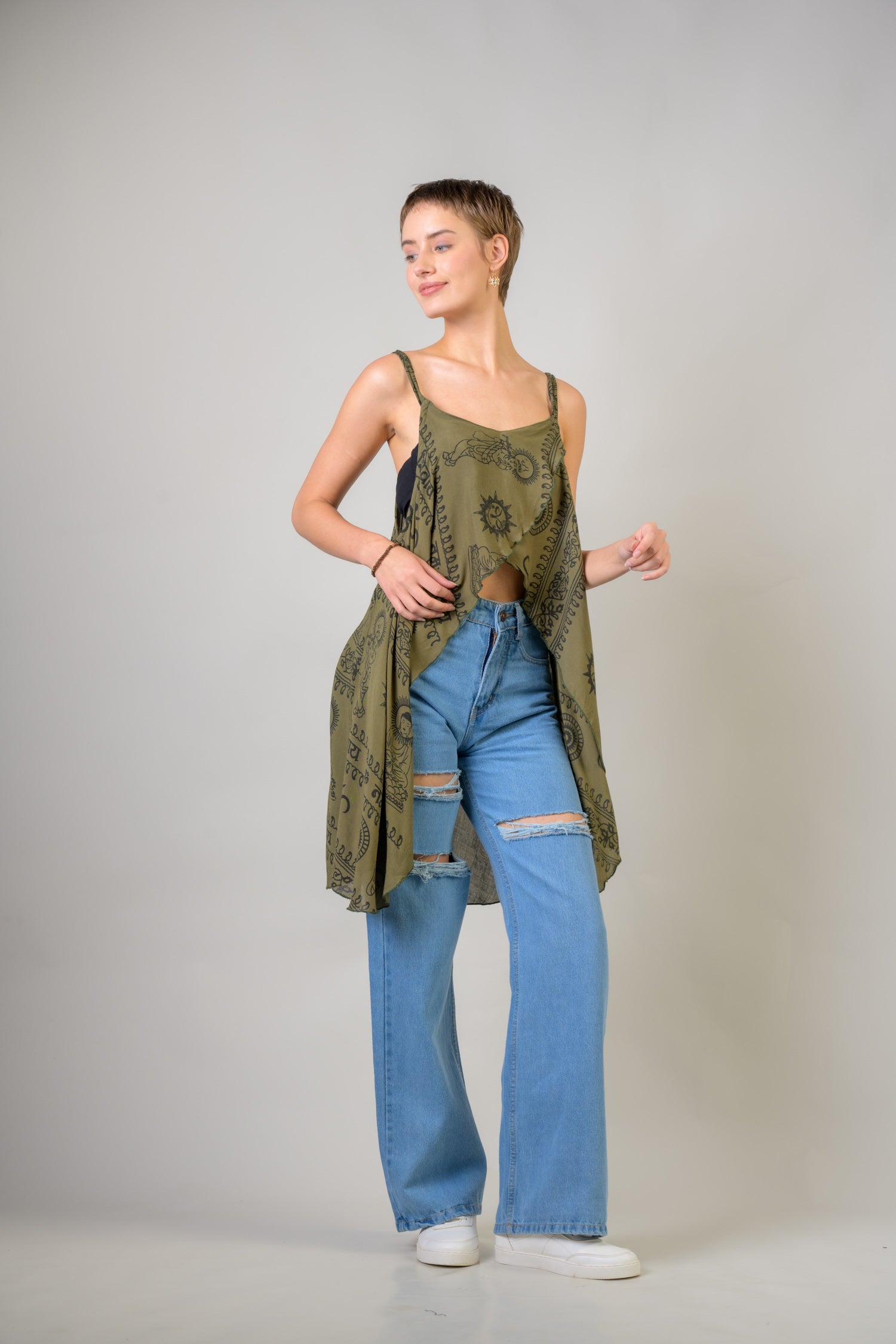 Rhea Om Tank Crop Top Assorted / One Size