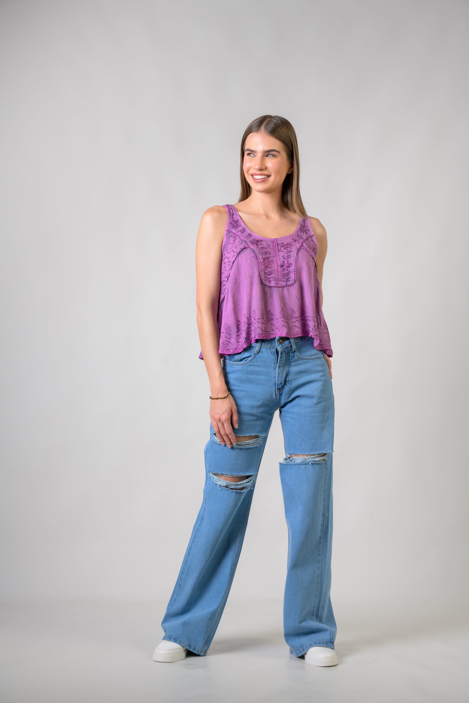 Rhea Petticoat Crop Top