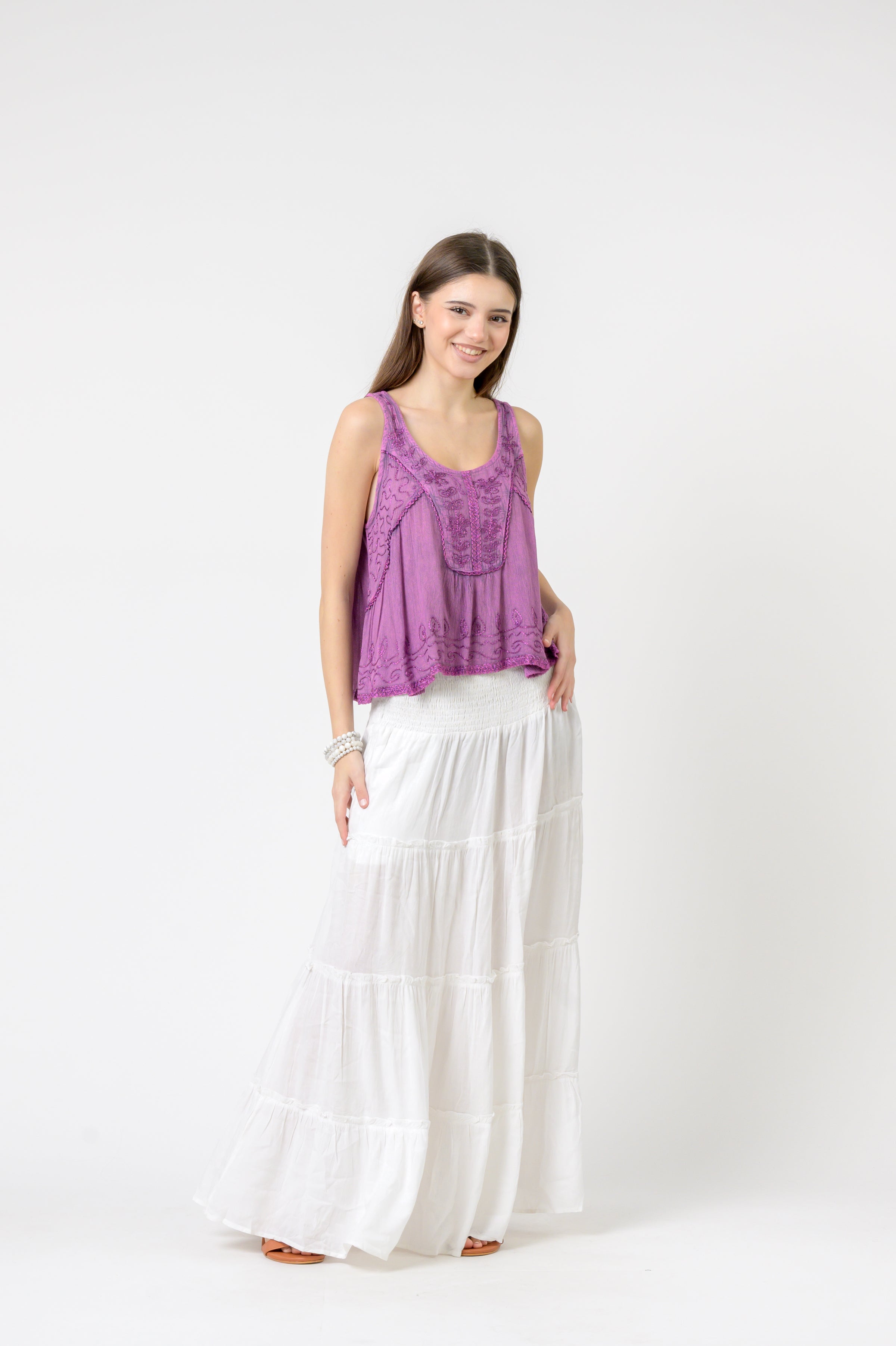 Rhea Petticoat Crop Top