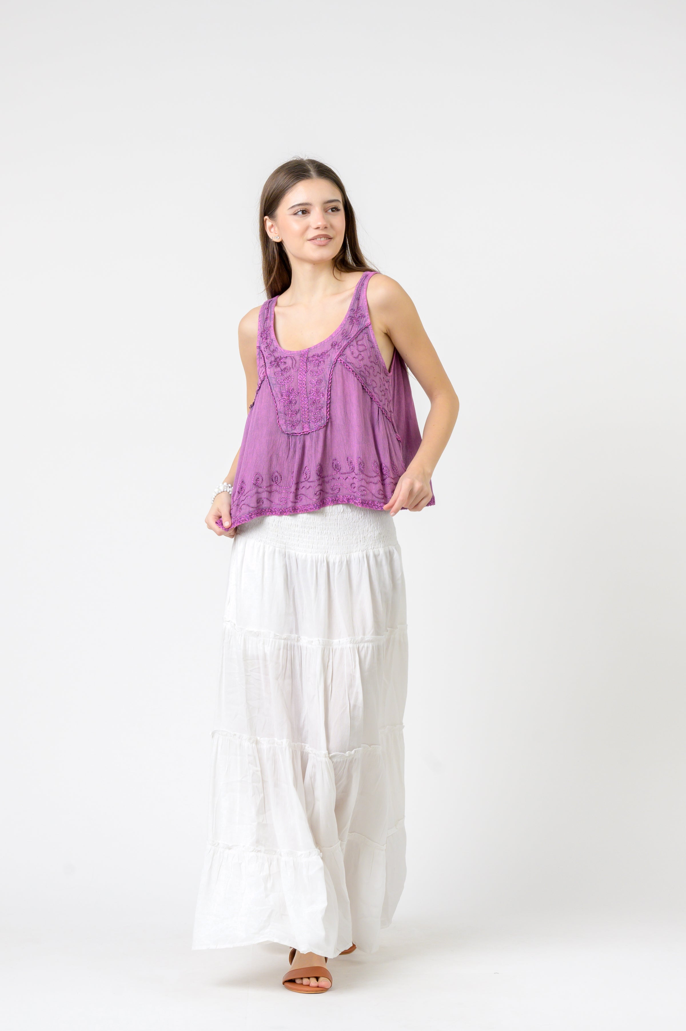 Rhea Petticoat Crop Top