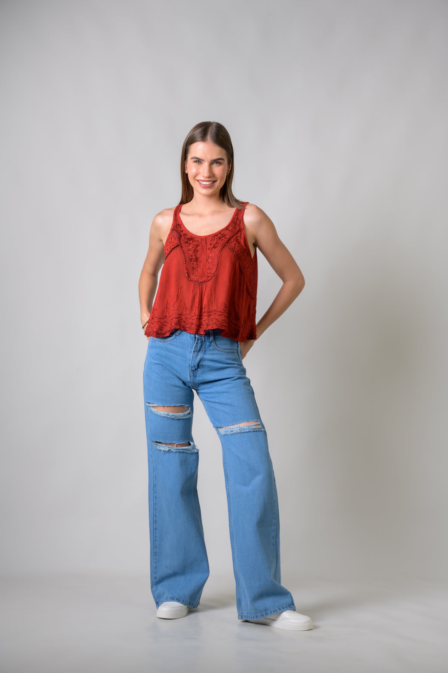 Rhea Petticoat Crop Top