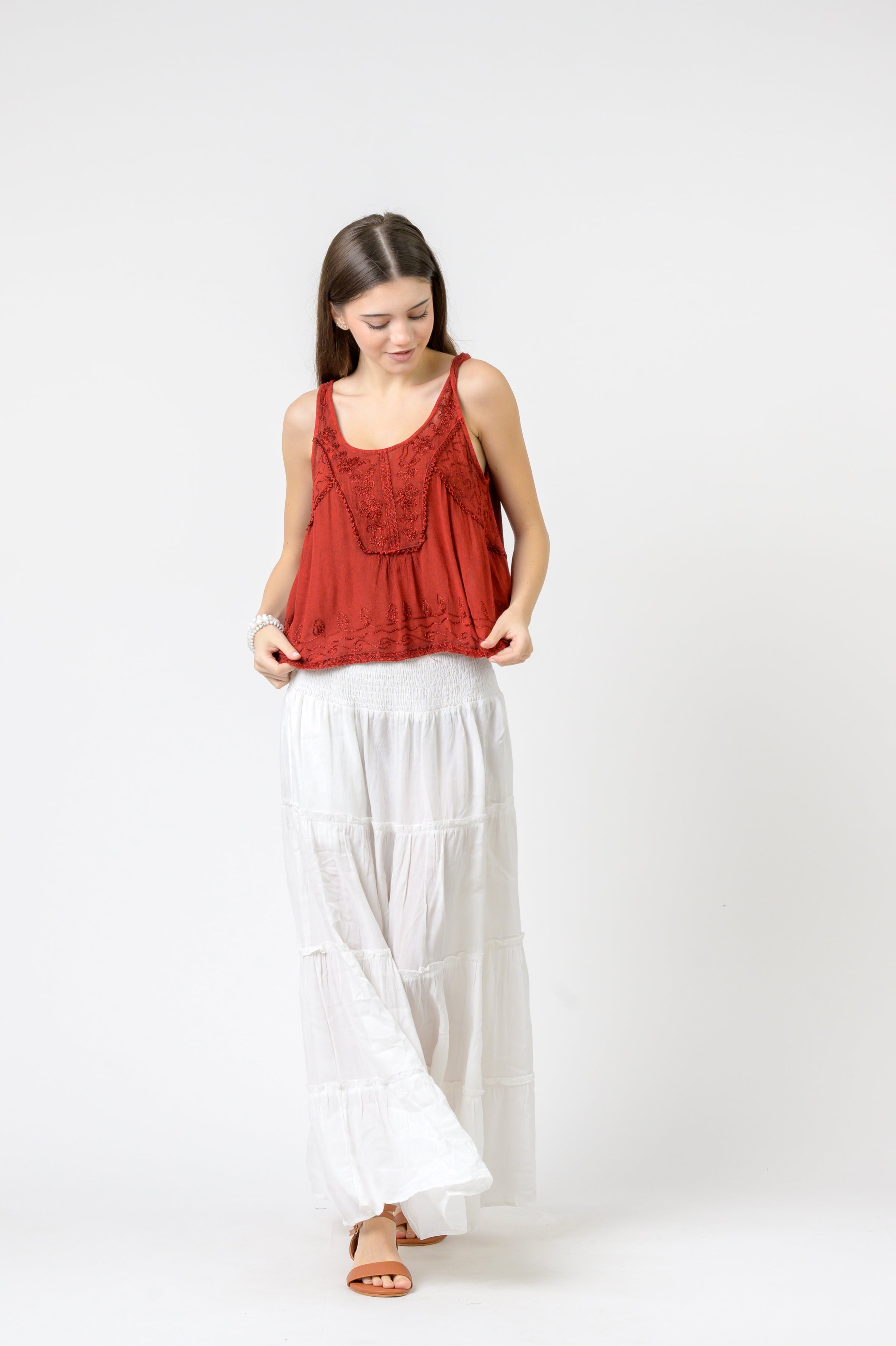 Rhea Petticoat Crop Top