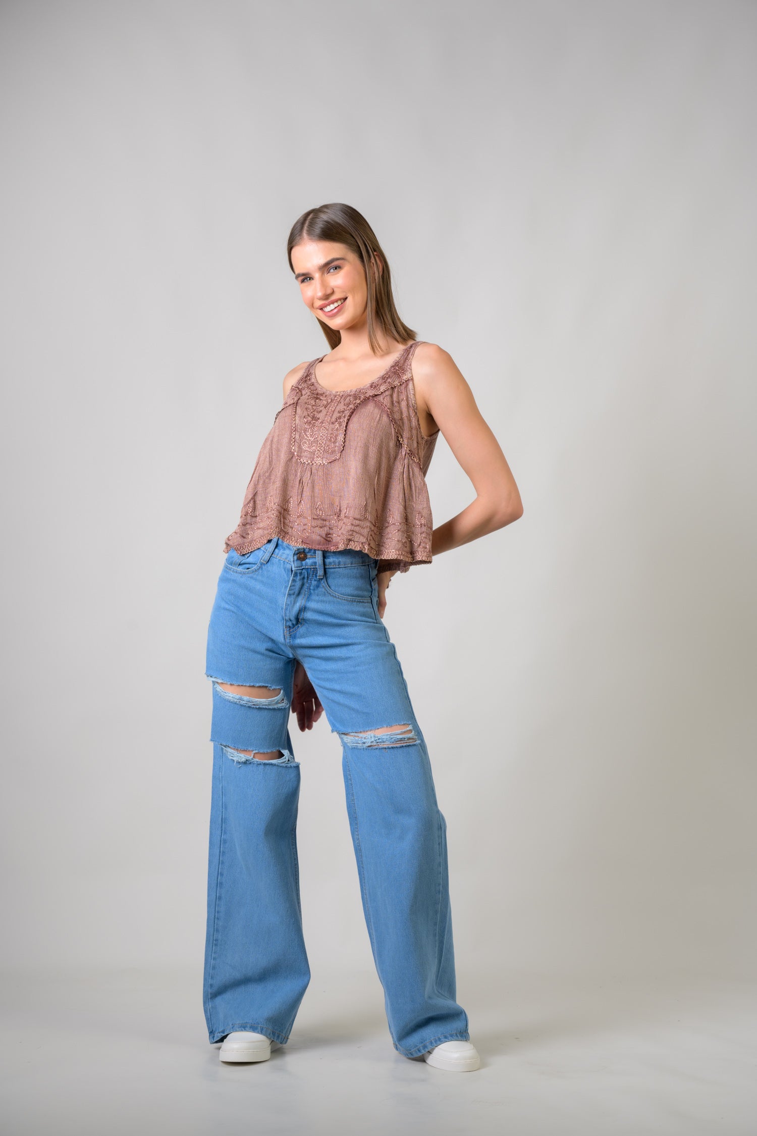 Rhea Petticoat Crop Top