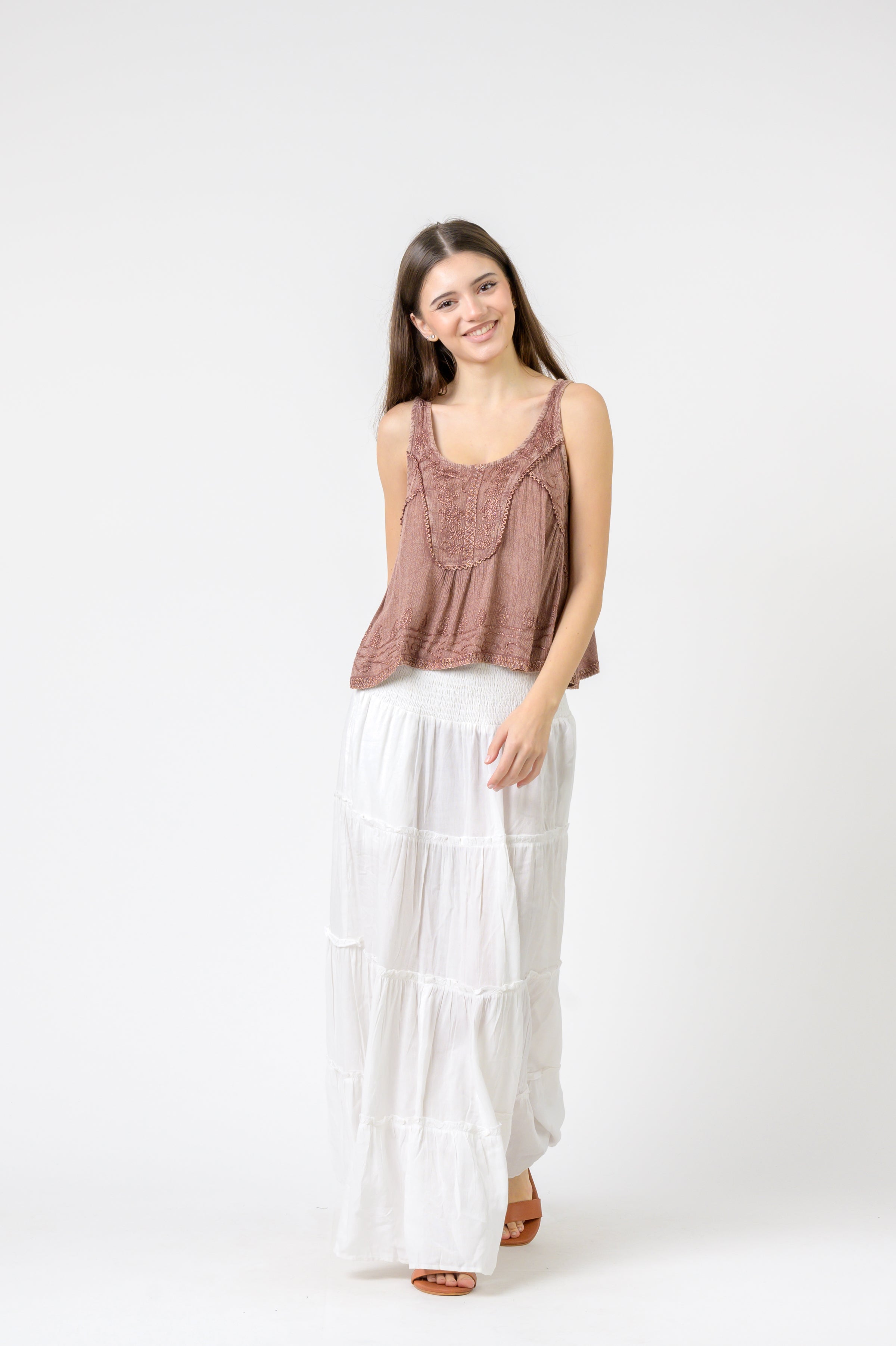 Rhea Petticoat Crop Top