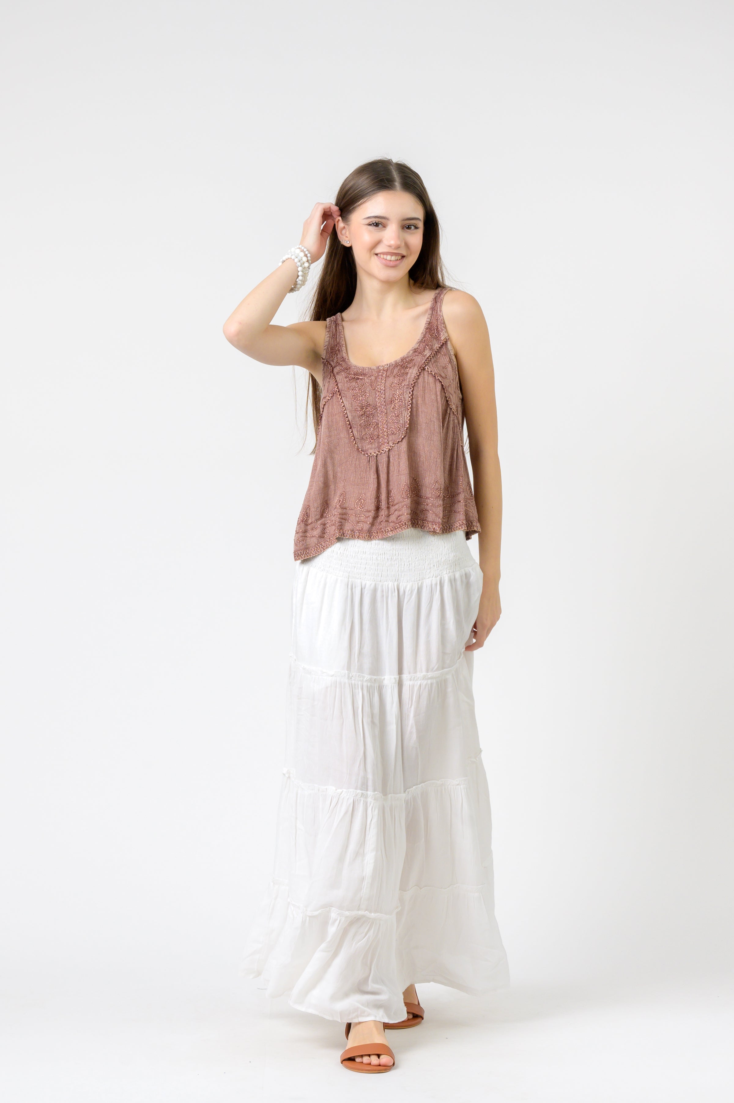 Rhea Petticoat Crop Top