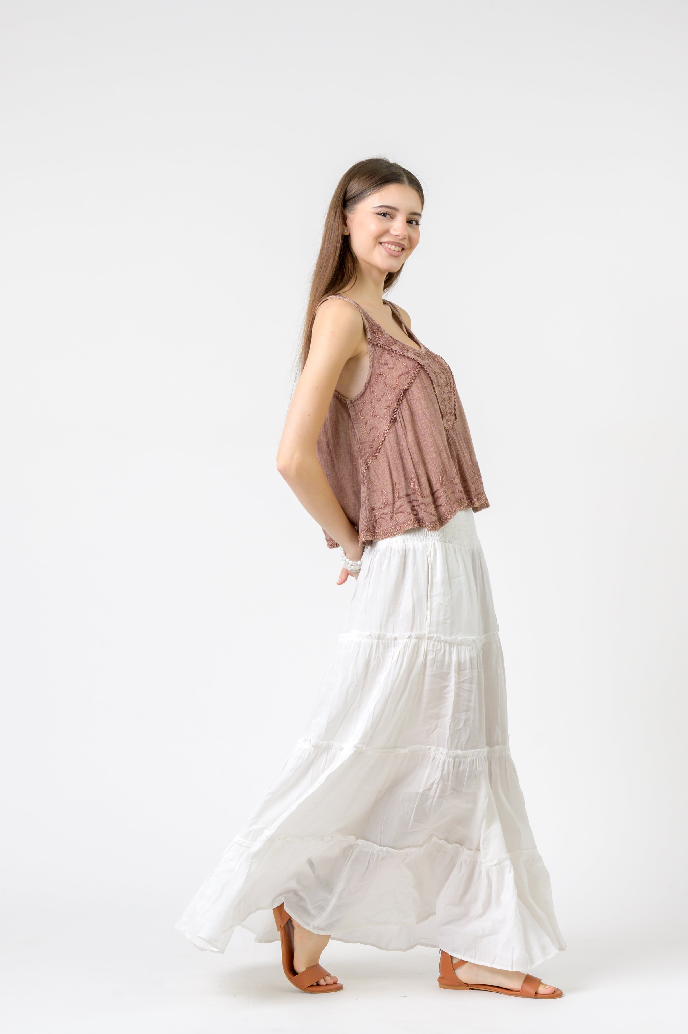 Rhea Petticoat Crop Top