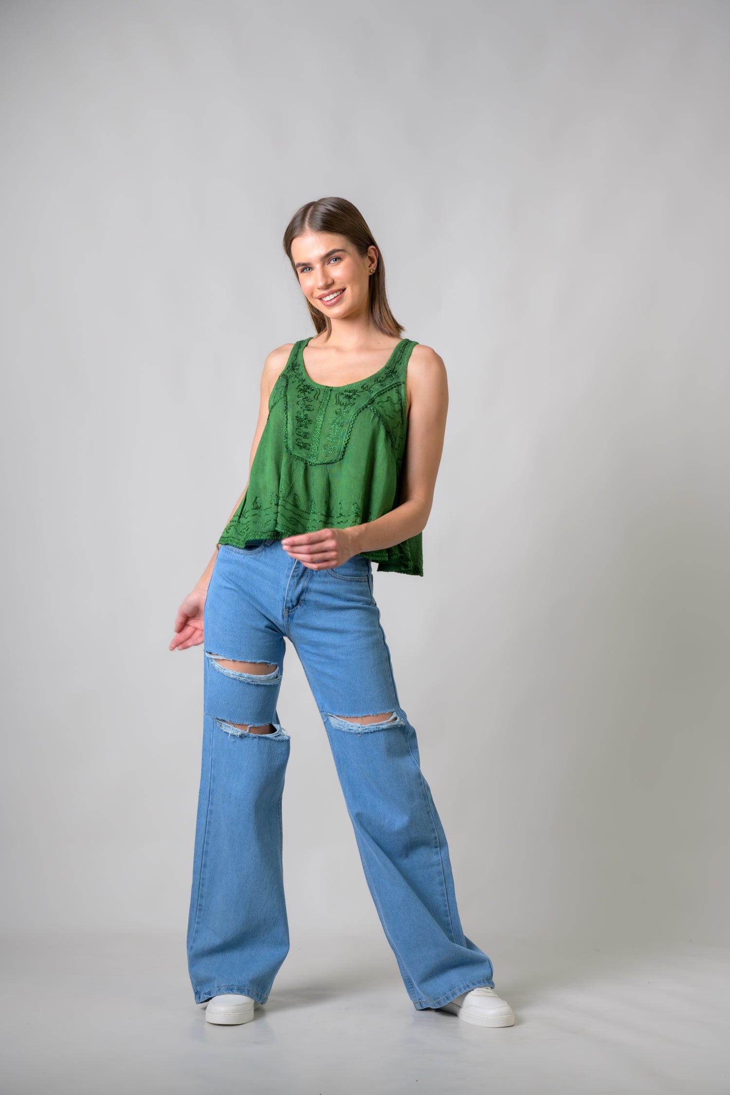 Rhea Petticoat Crop Top