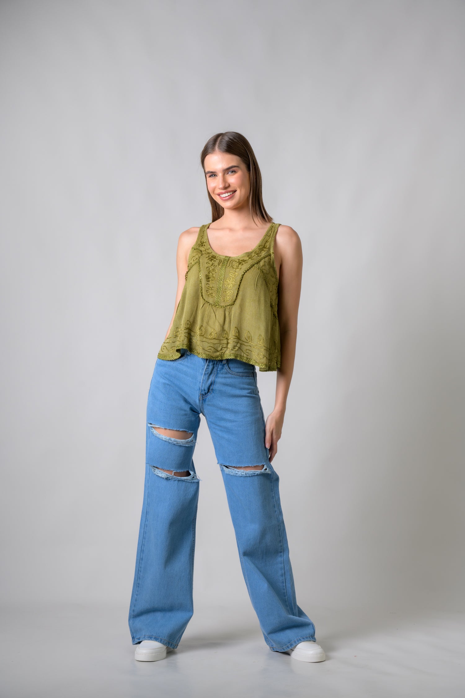 Rhea Petticoat Crop Top