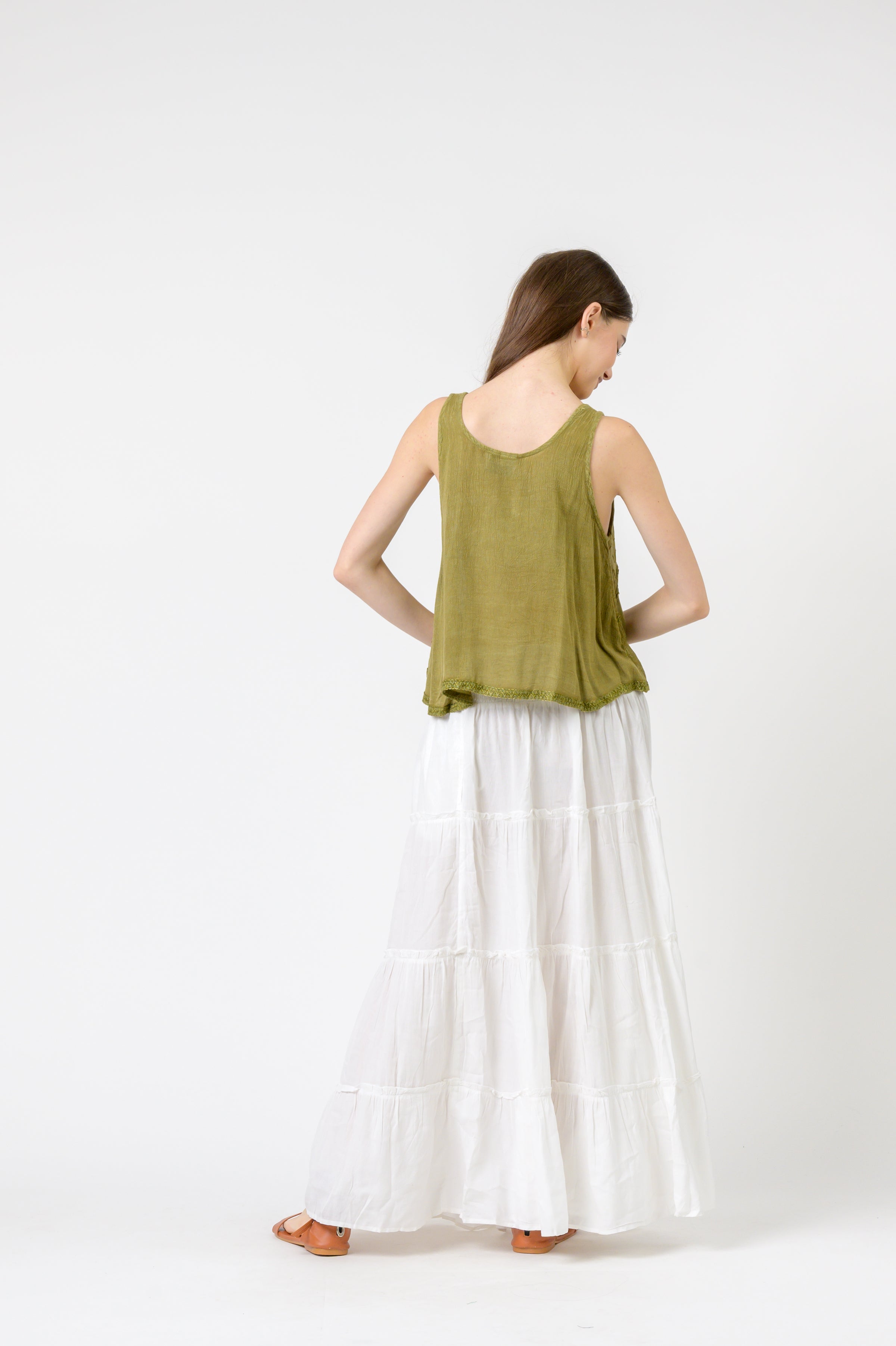 Rhea Petticoat Crop Top