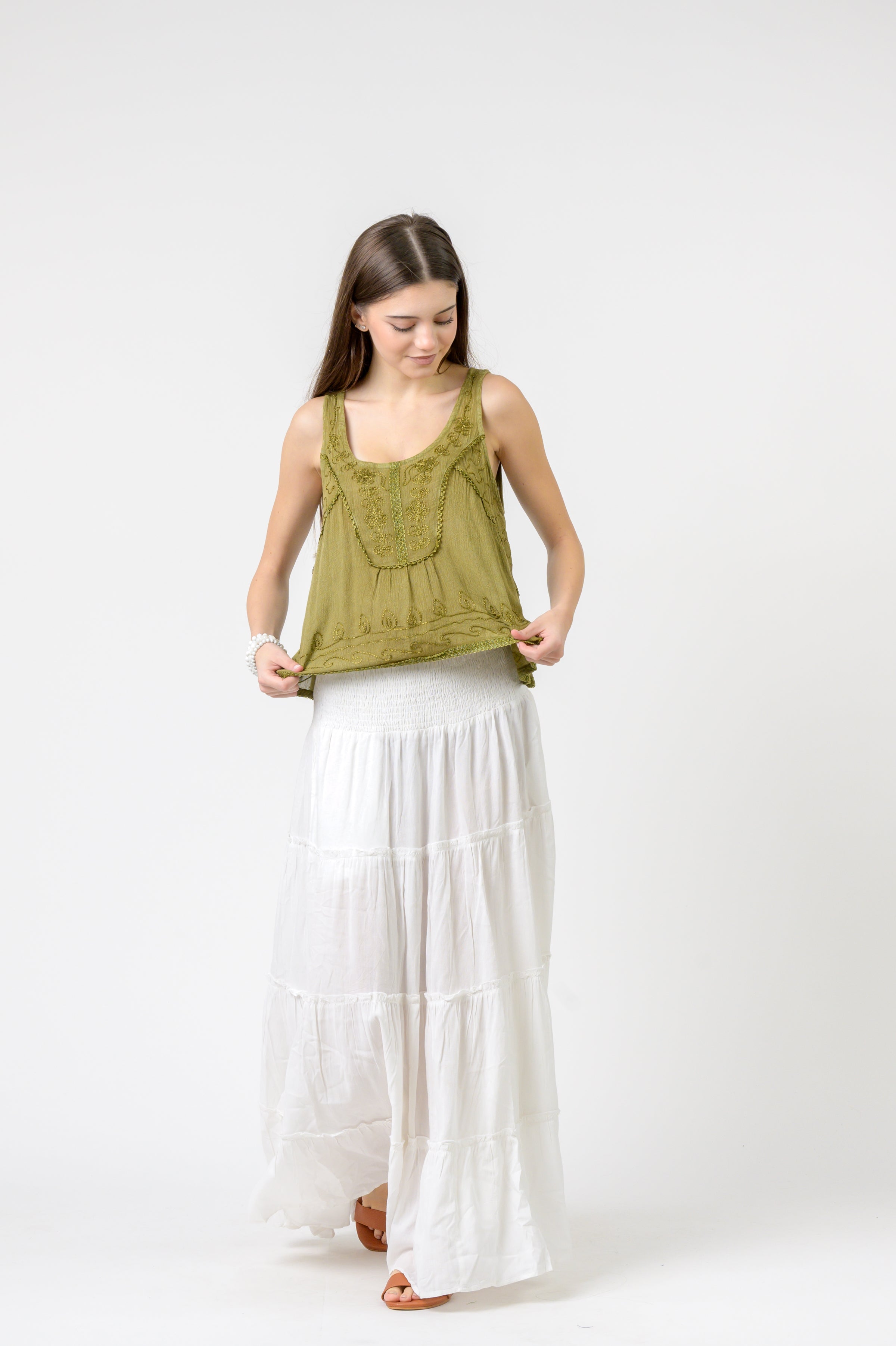 Rhea Petticoat Crop Top