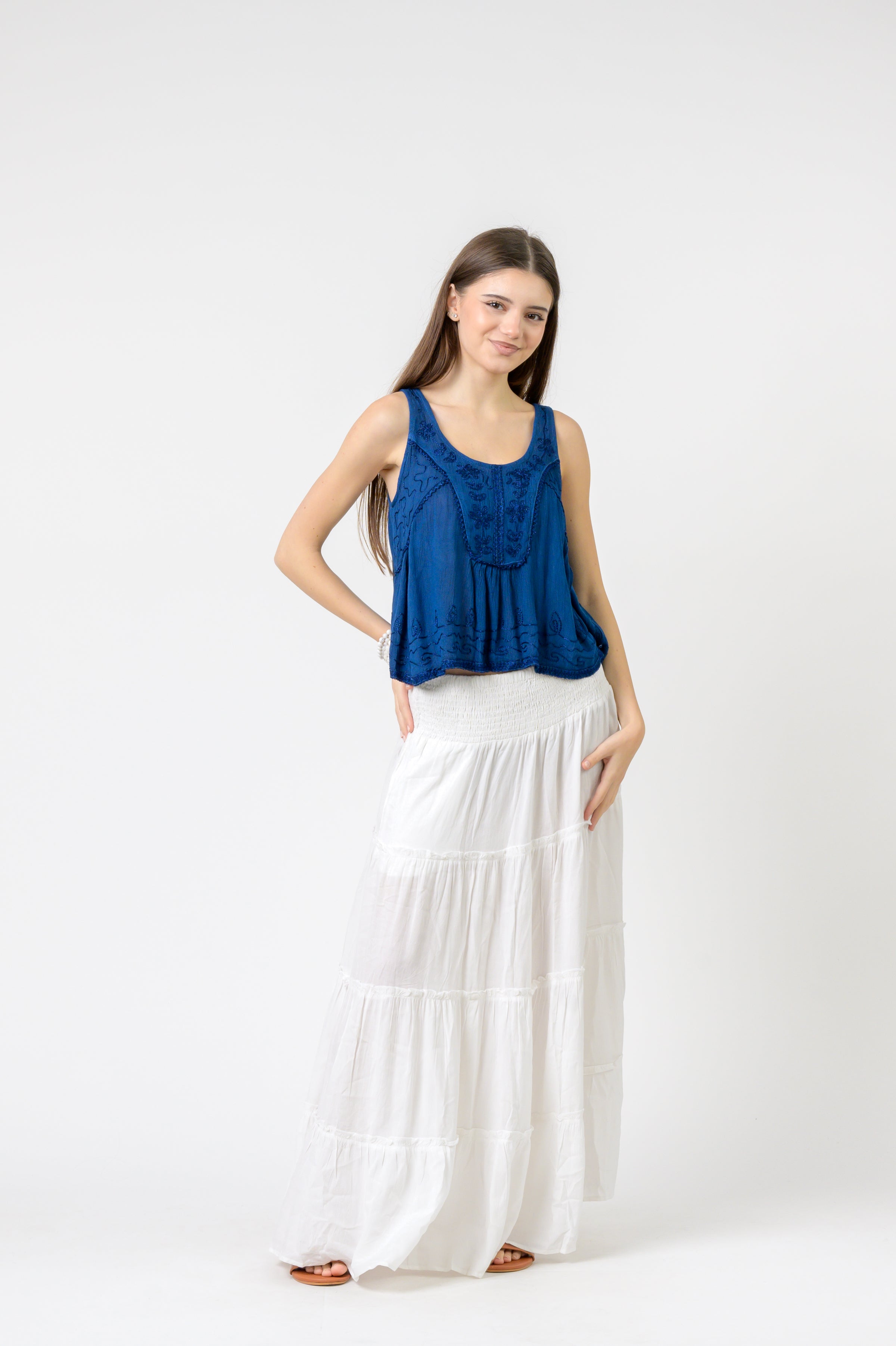 Rhea Petticoat Crop Top