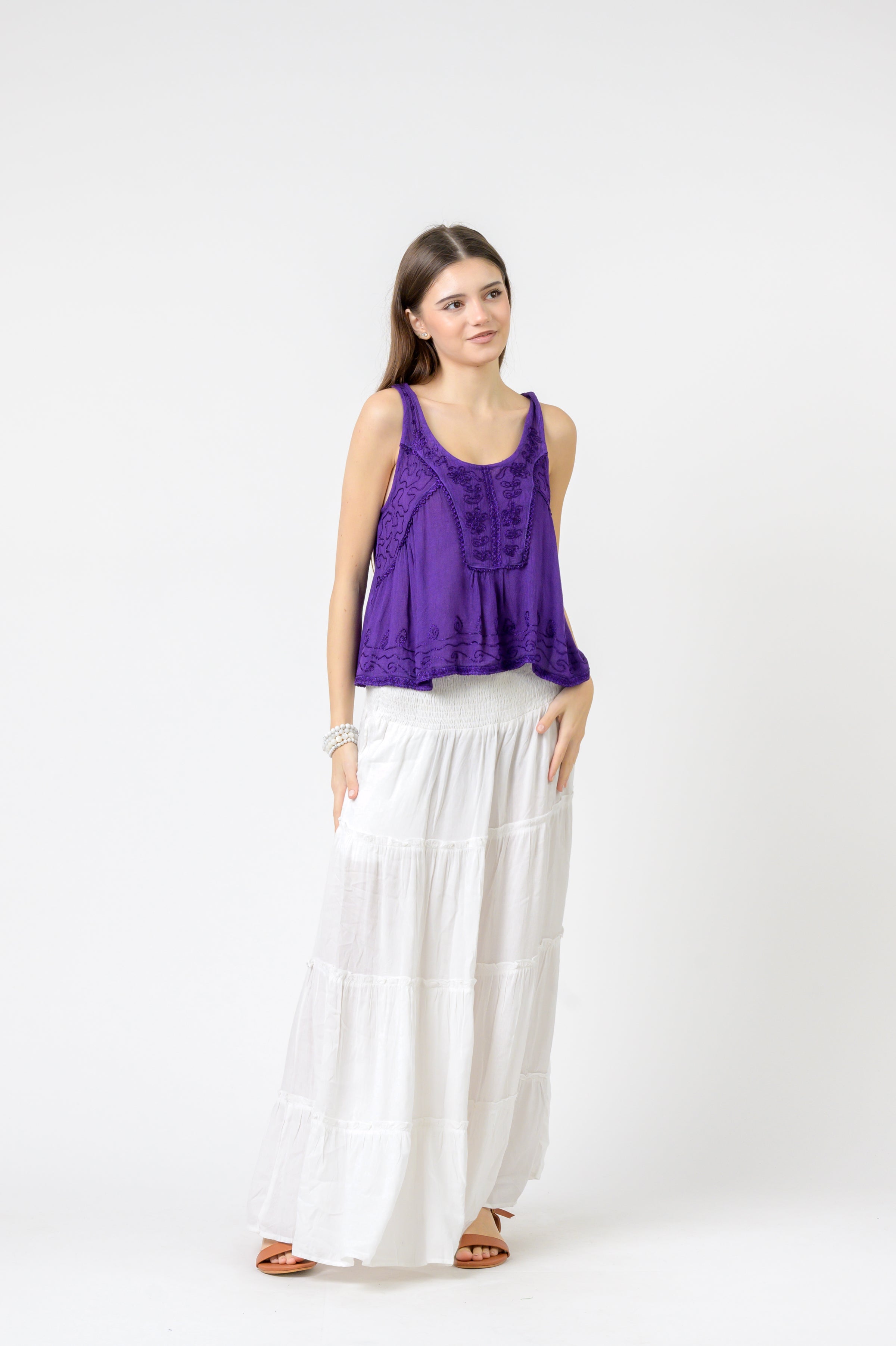 Rhea Petticoat Crop Top