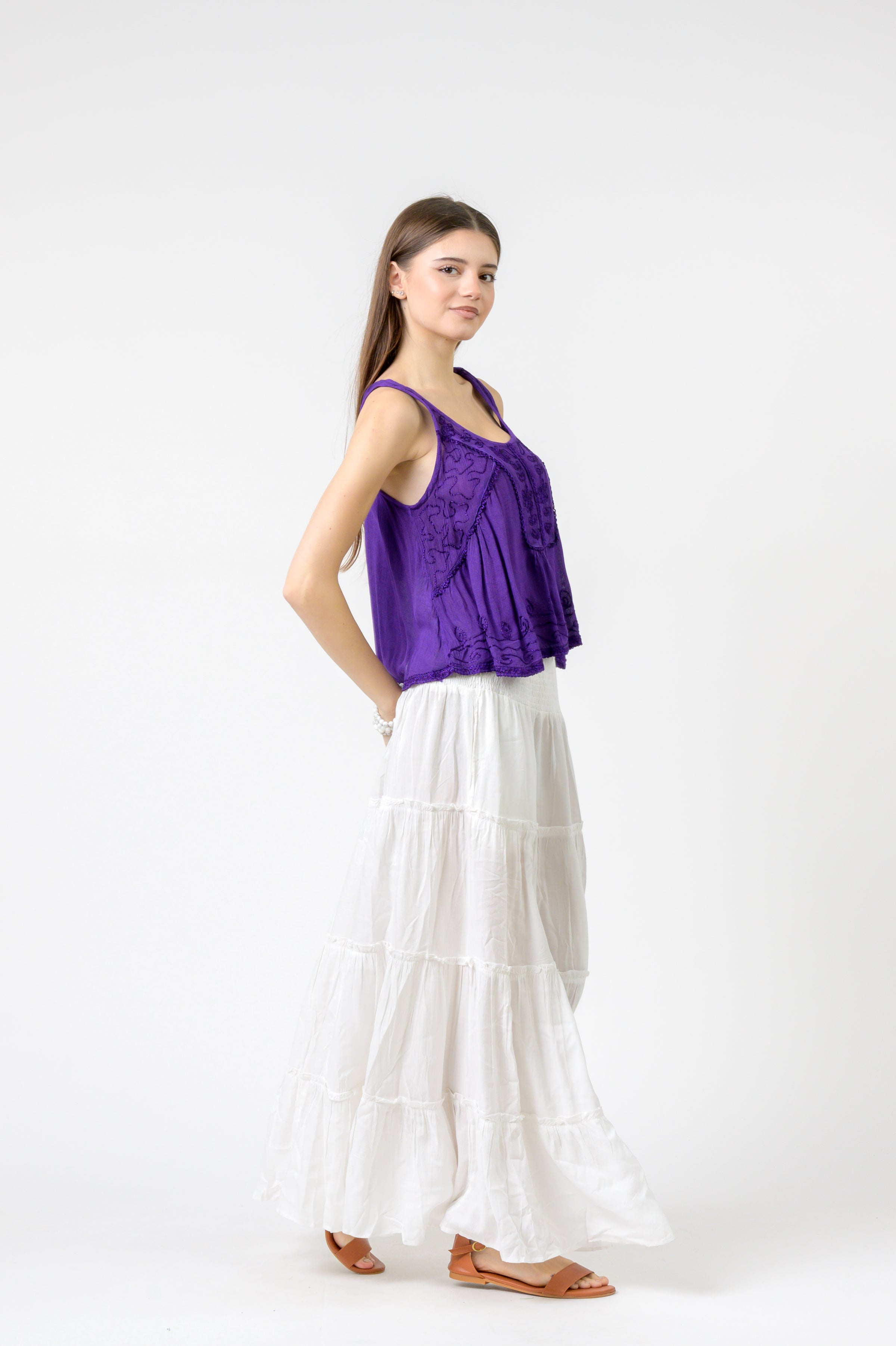 Rhea Petticoat Crop Top