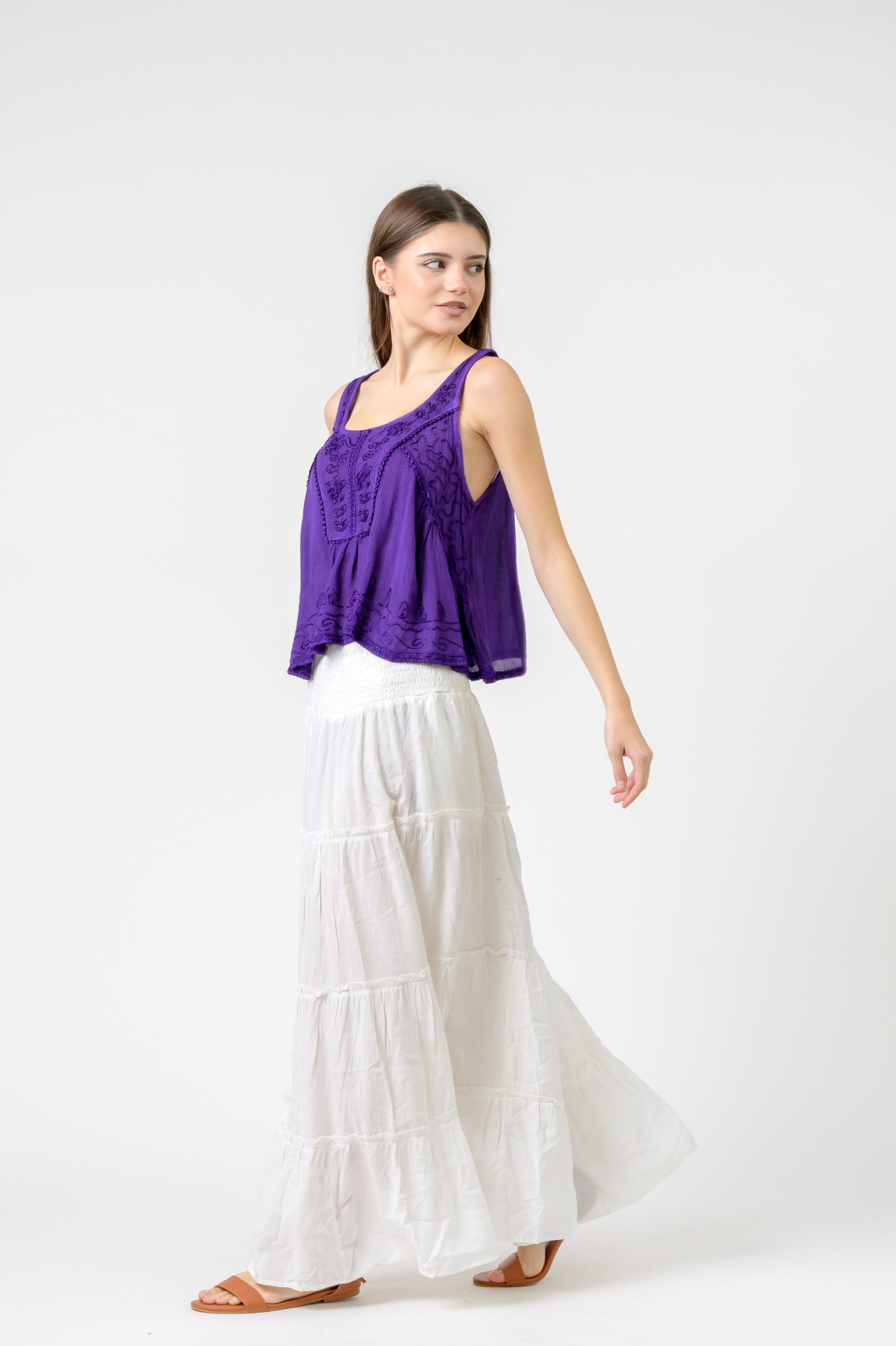 Rhea Petticoat Crop Top