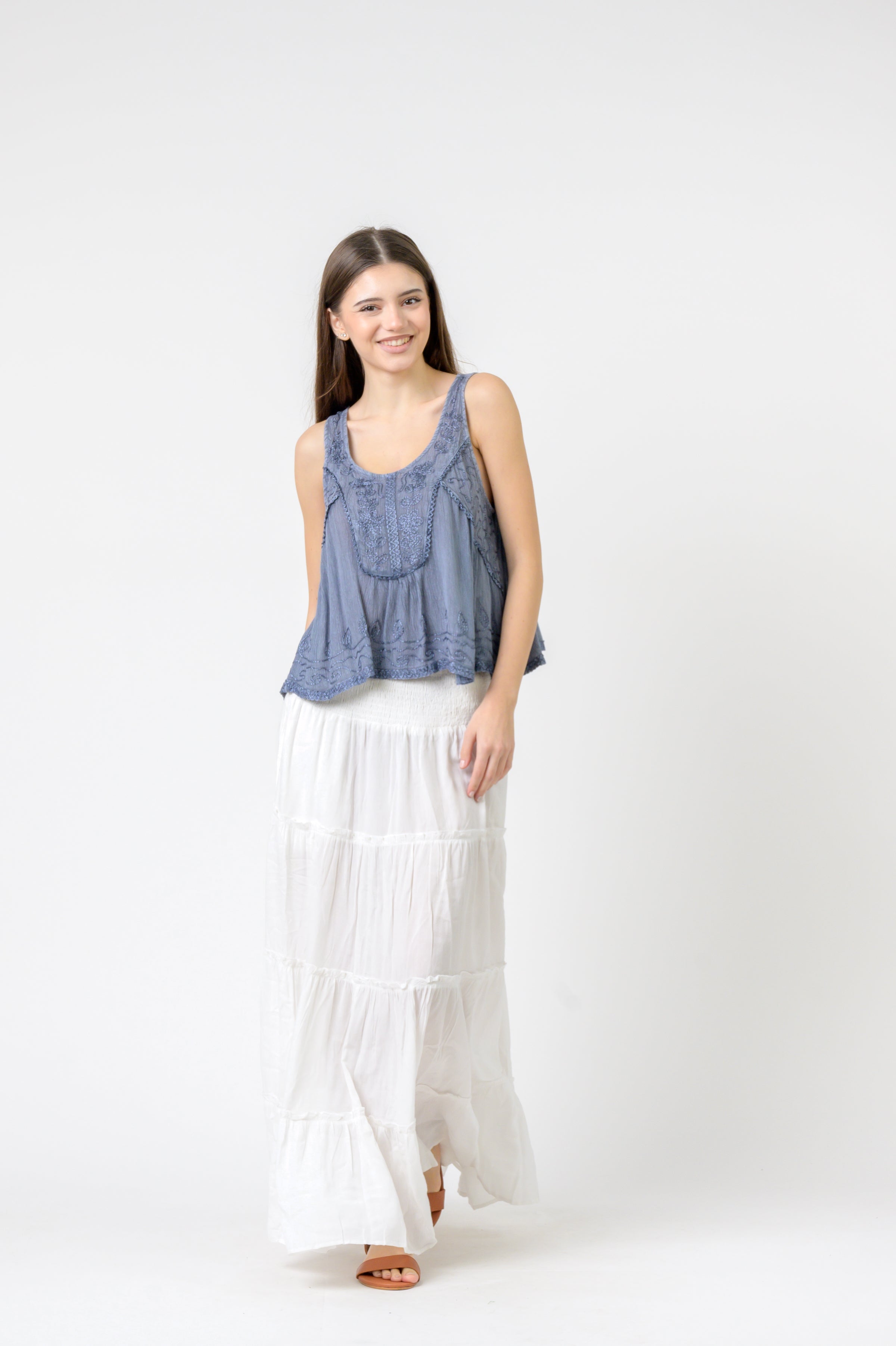 Rhea Petticoat Crop Top